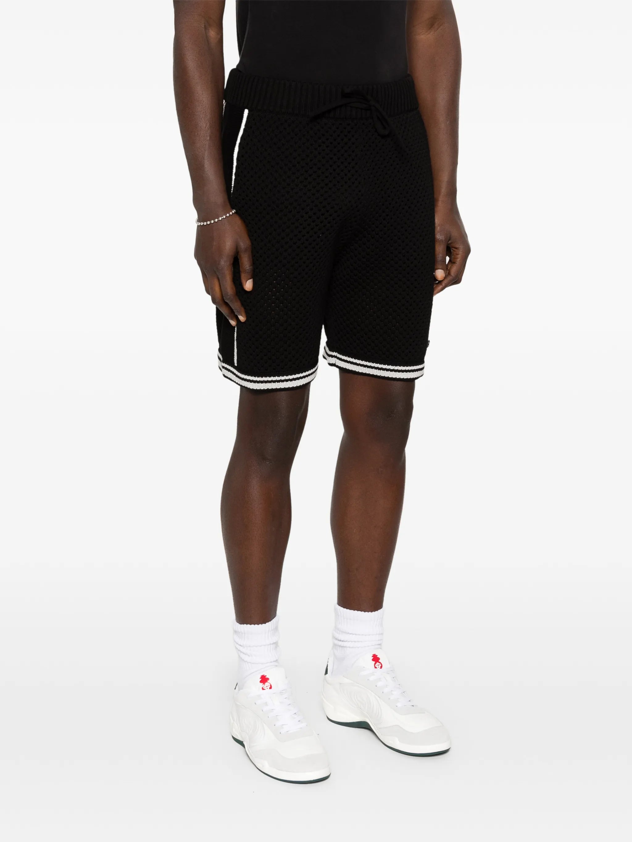 logo-detail drawstring shorts