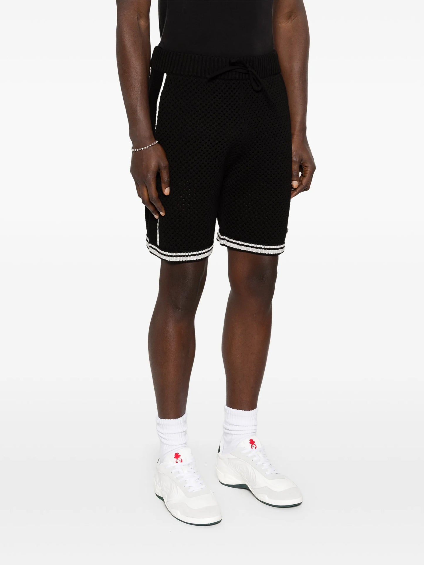 logo-detail drawstring shorts