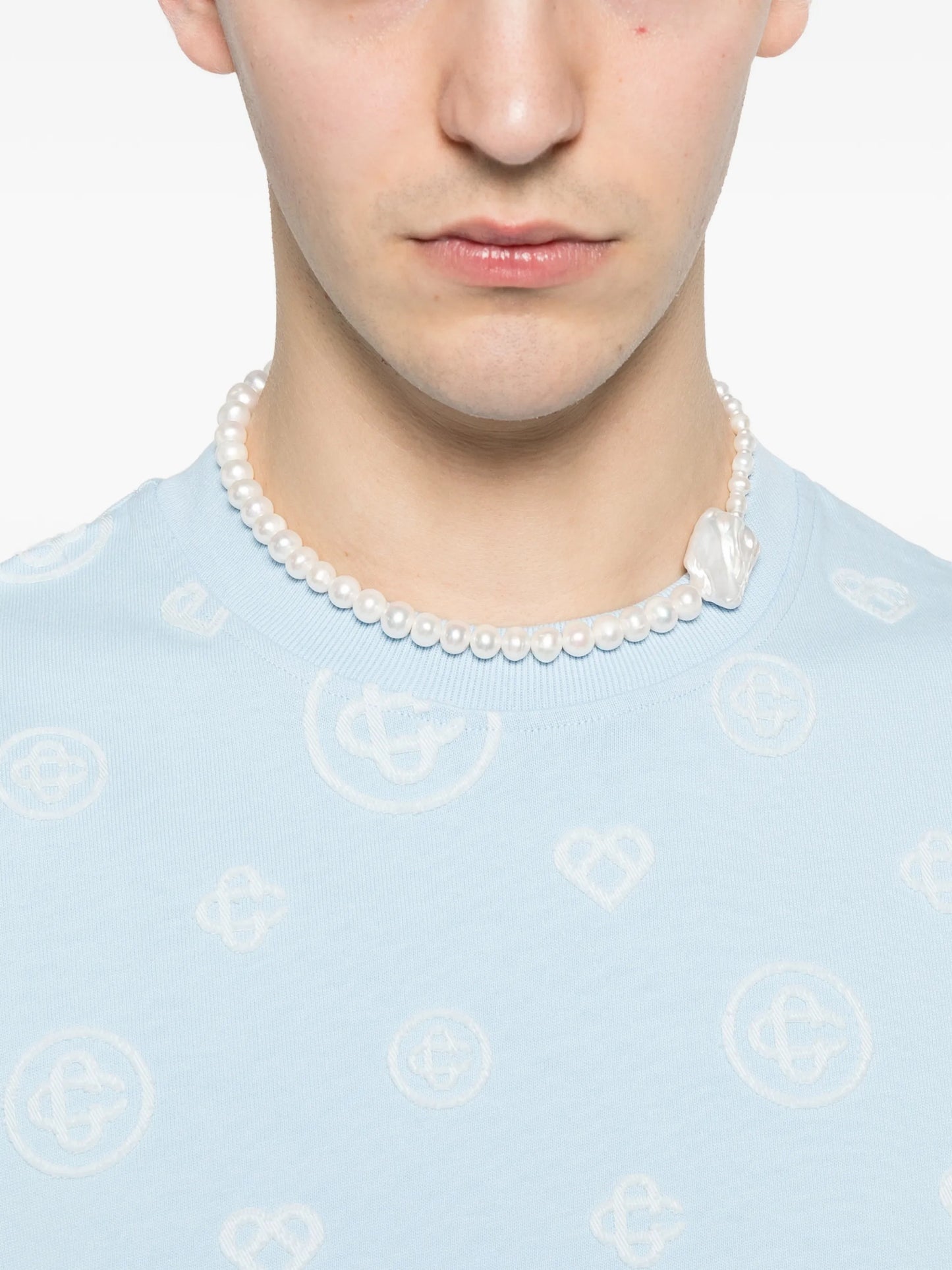 Monogram round-neck T-shirt