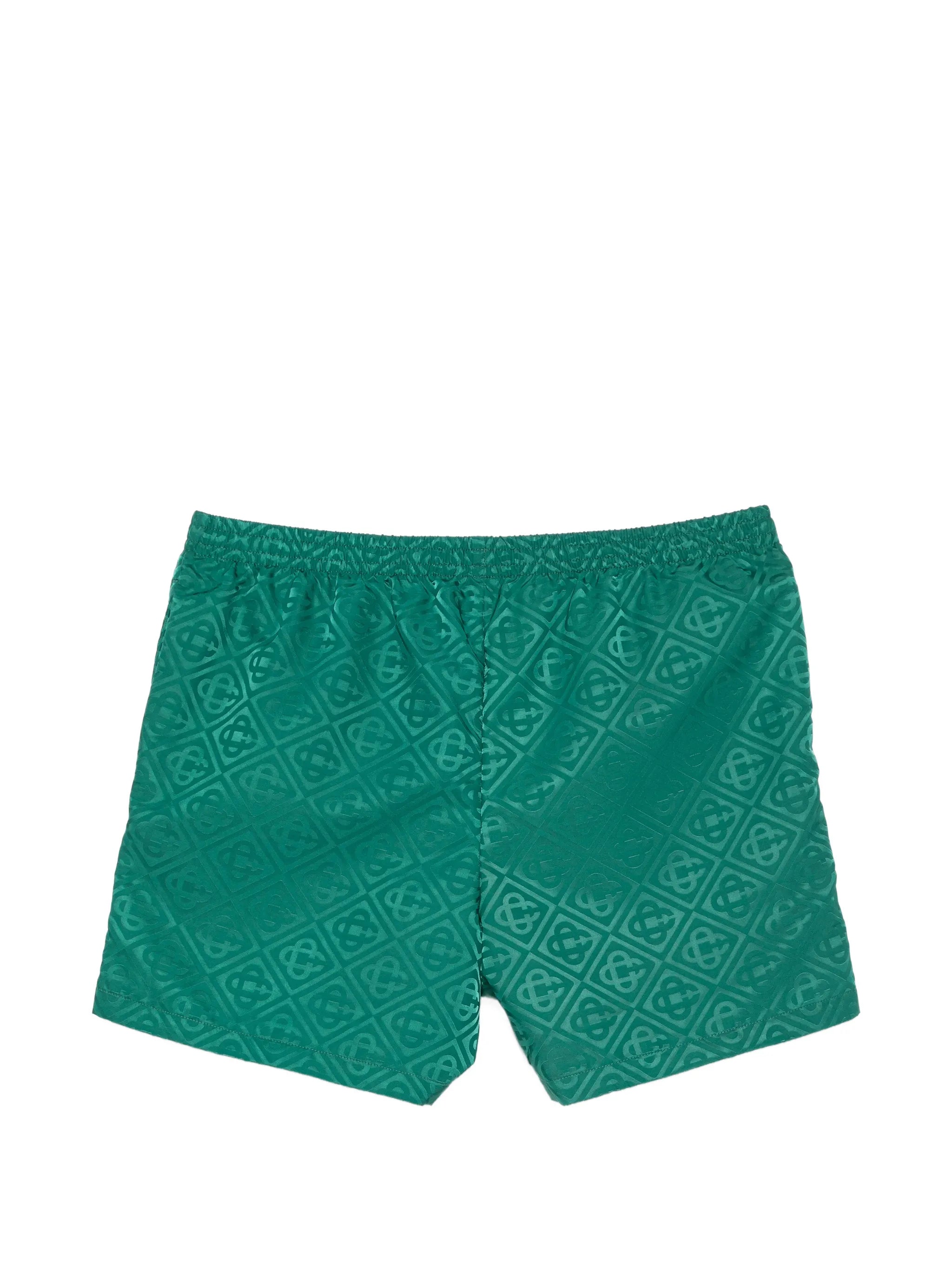 printed swim shorts