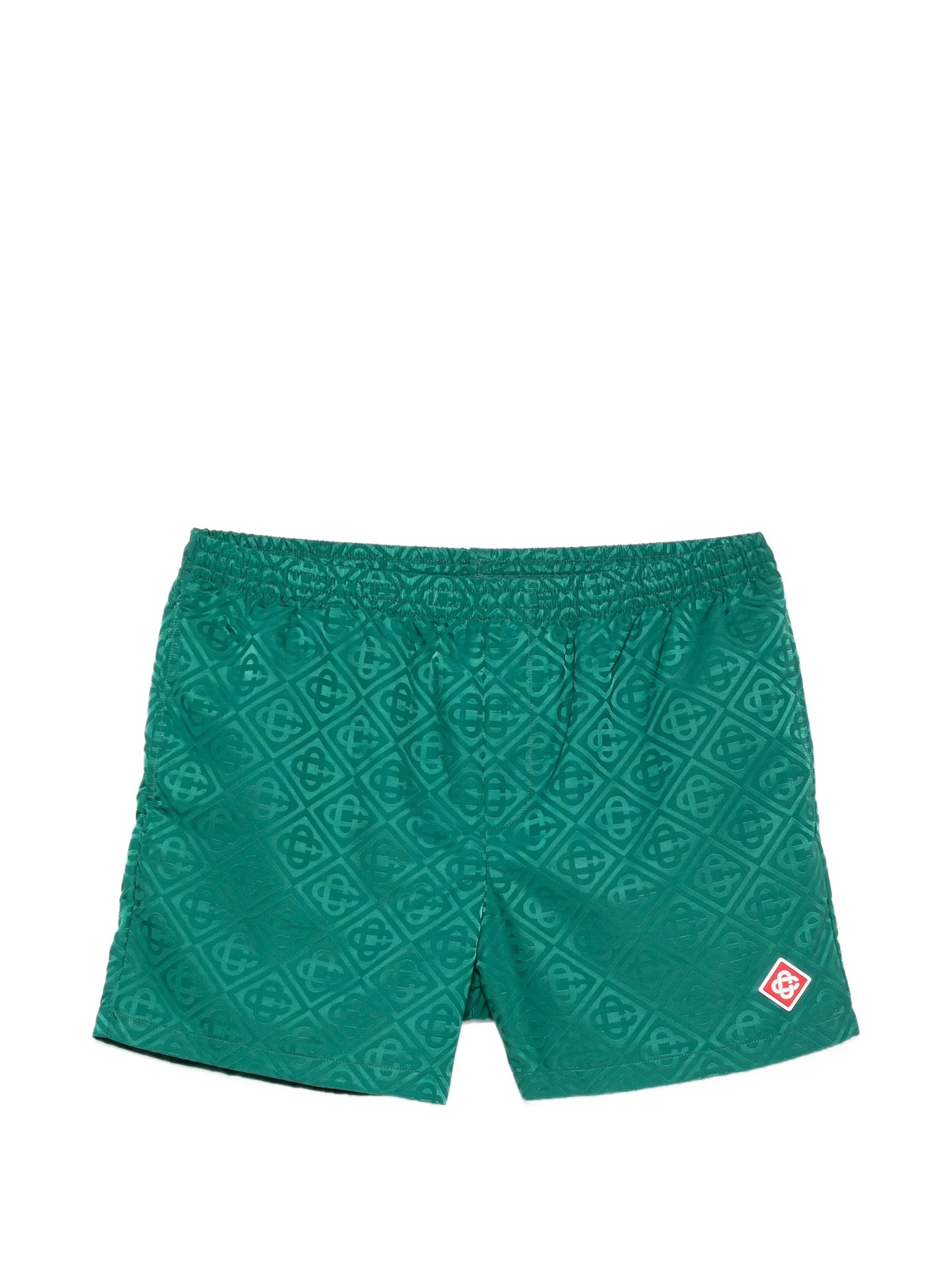 printed swim shorts