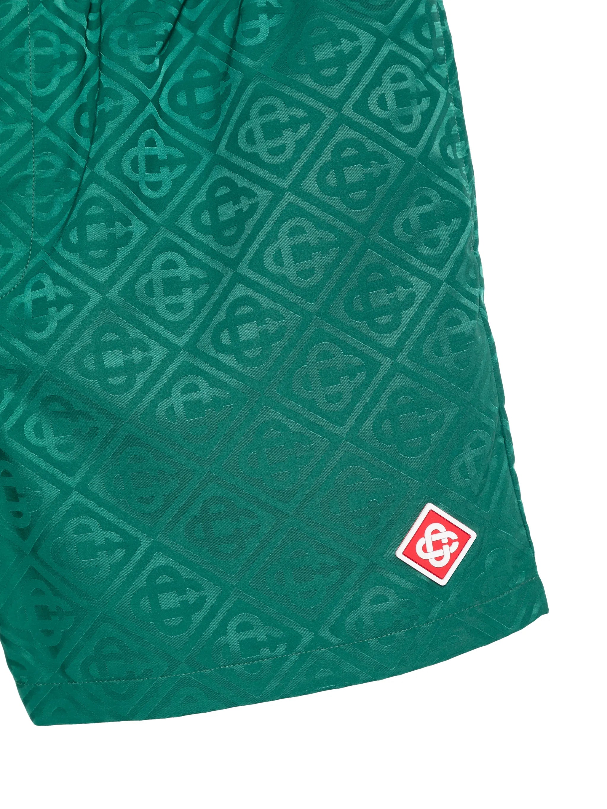 printed swim shorts