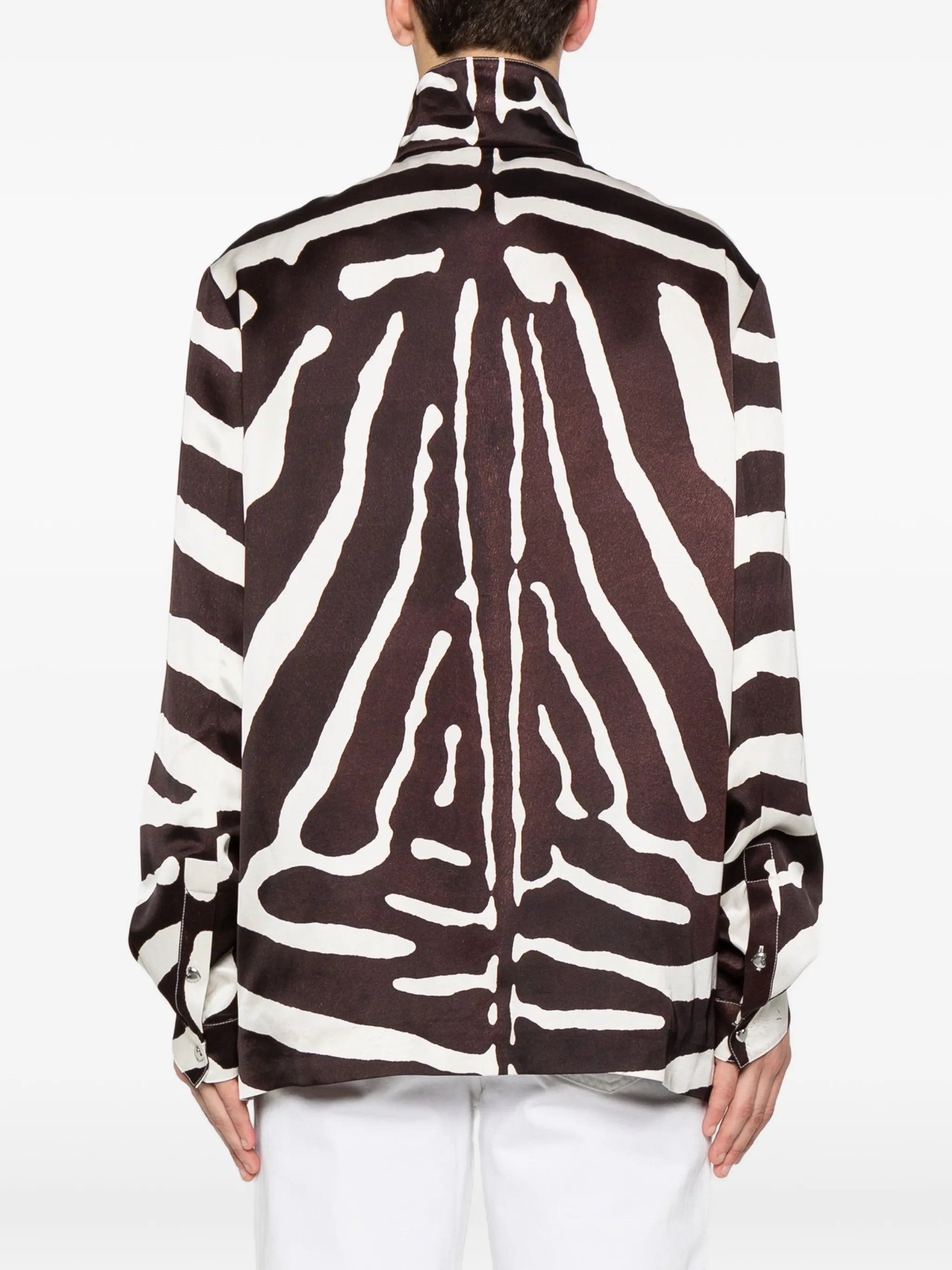 zebra-print jacket