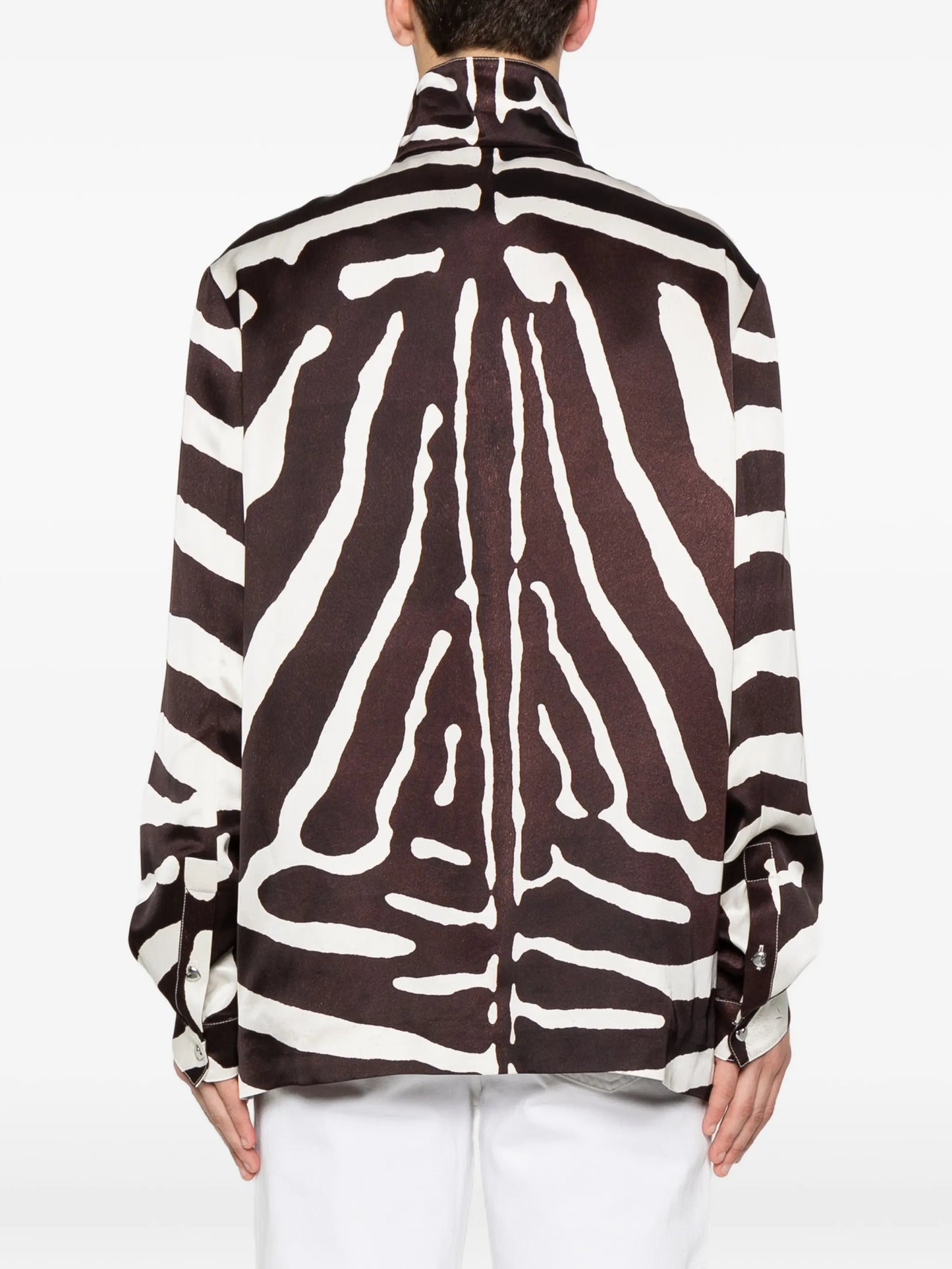 zebra-print jacket