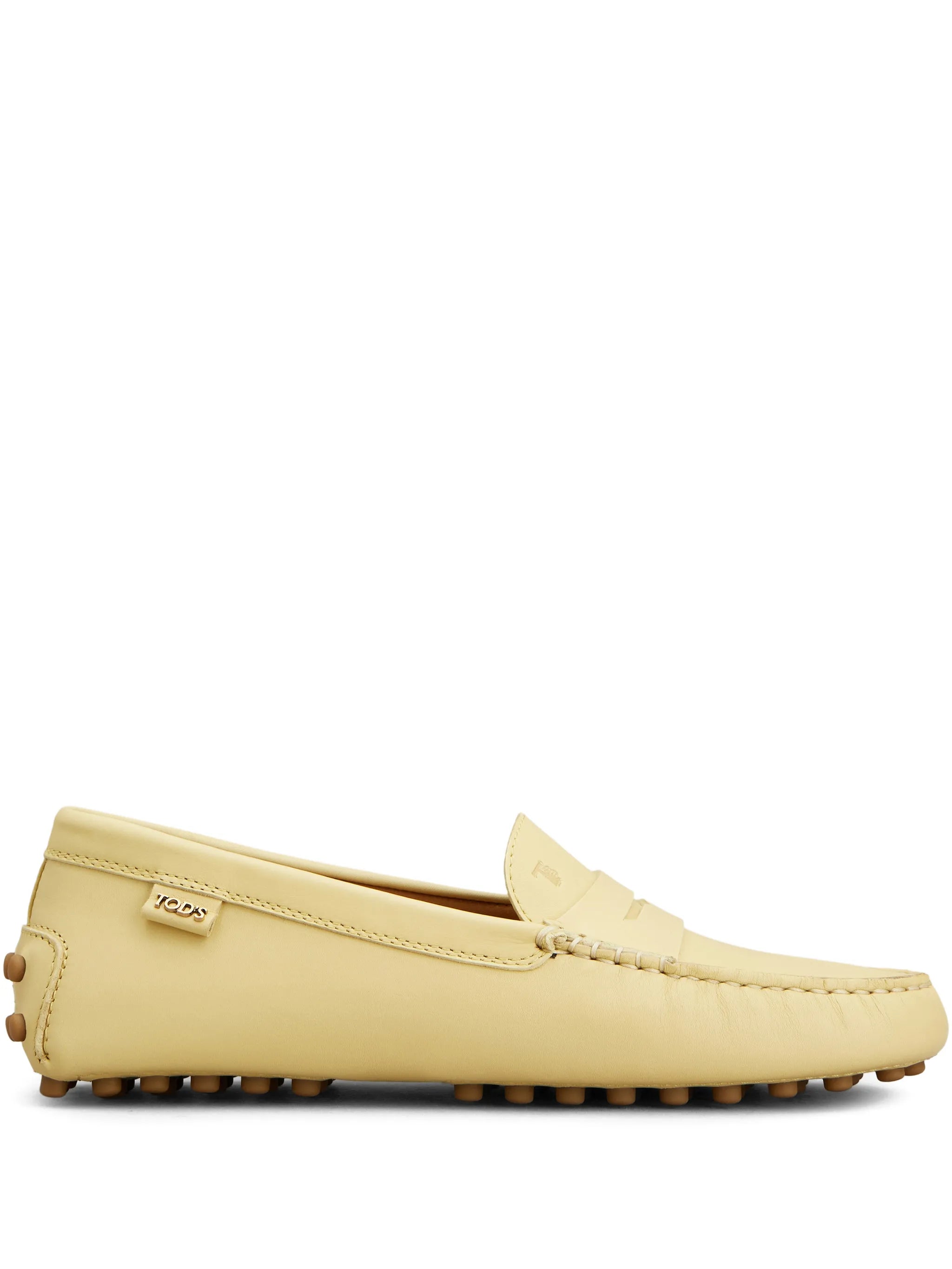 leather gommino loafers