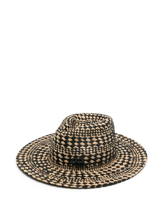 Rhoidal fedora woven hat
