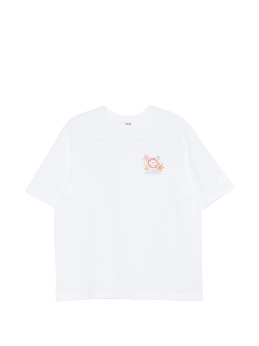 white Collage D'Icones Graphiques short sleeve t-shirt