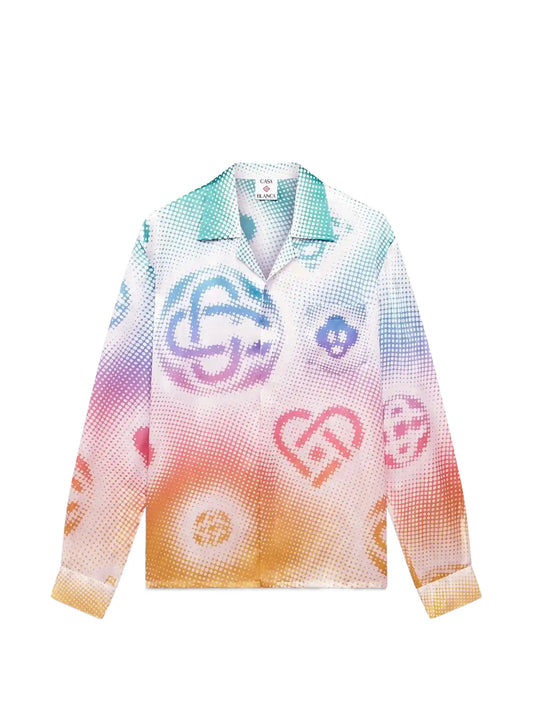 Halftone logo shirt