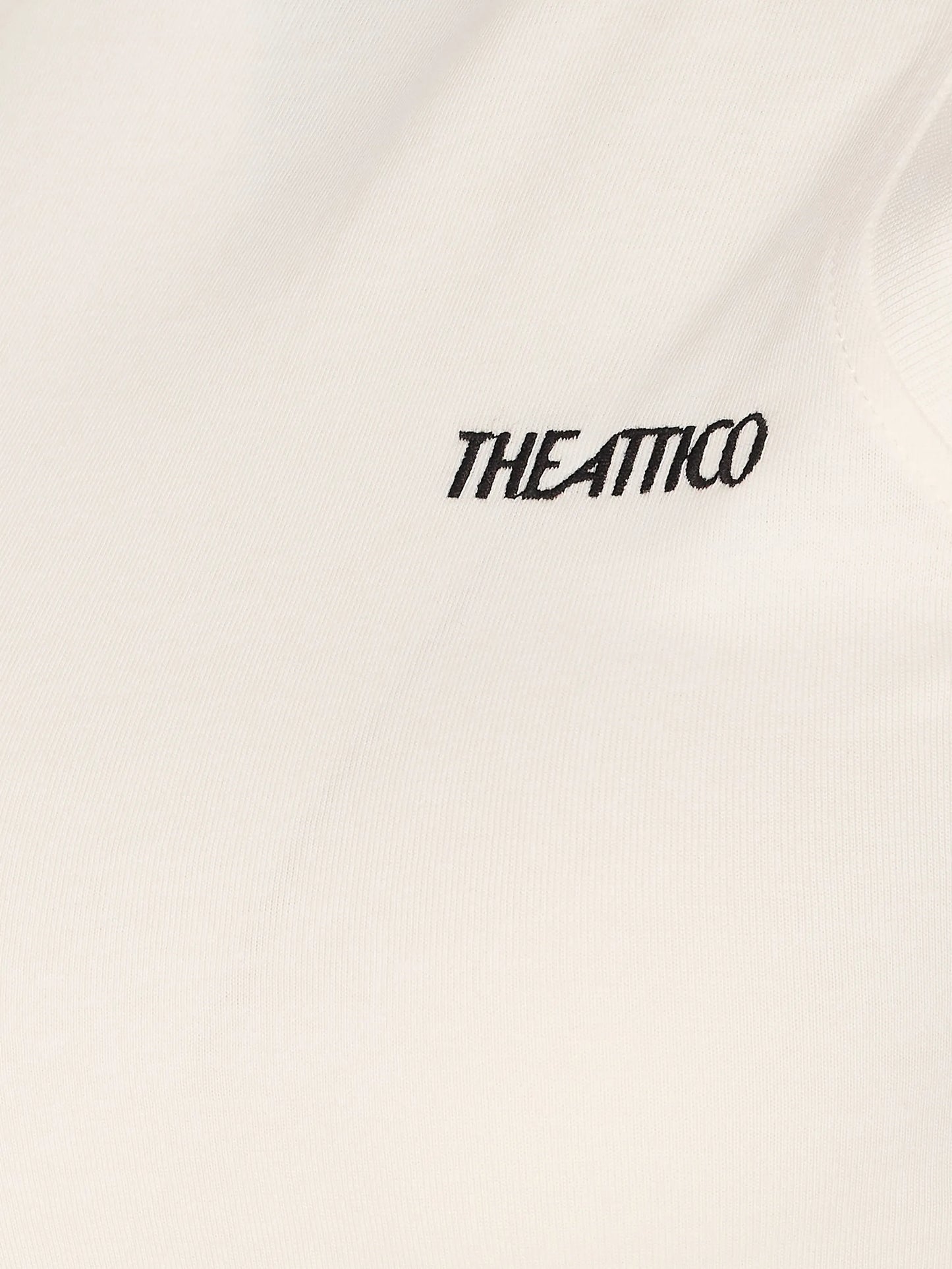 logo-embroidered T-shirt