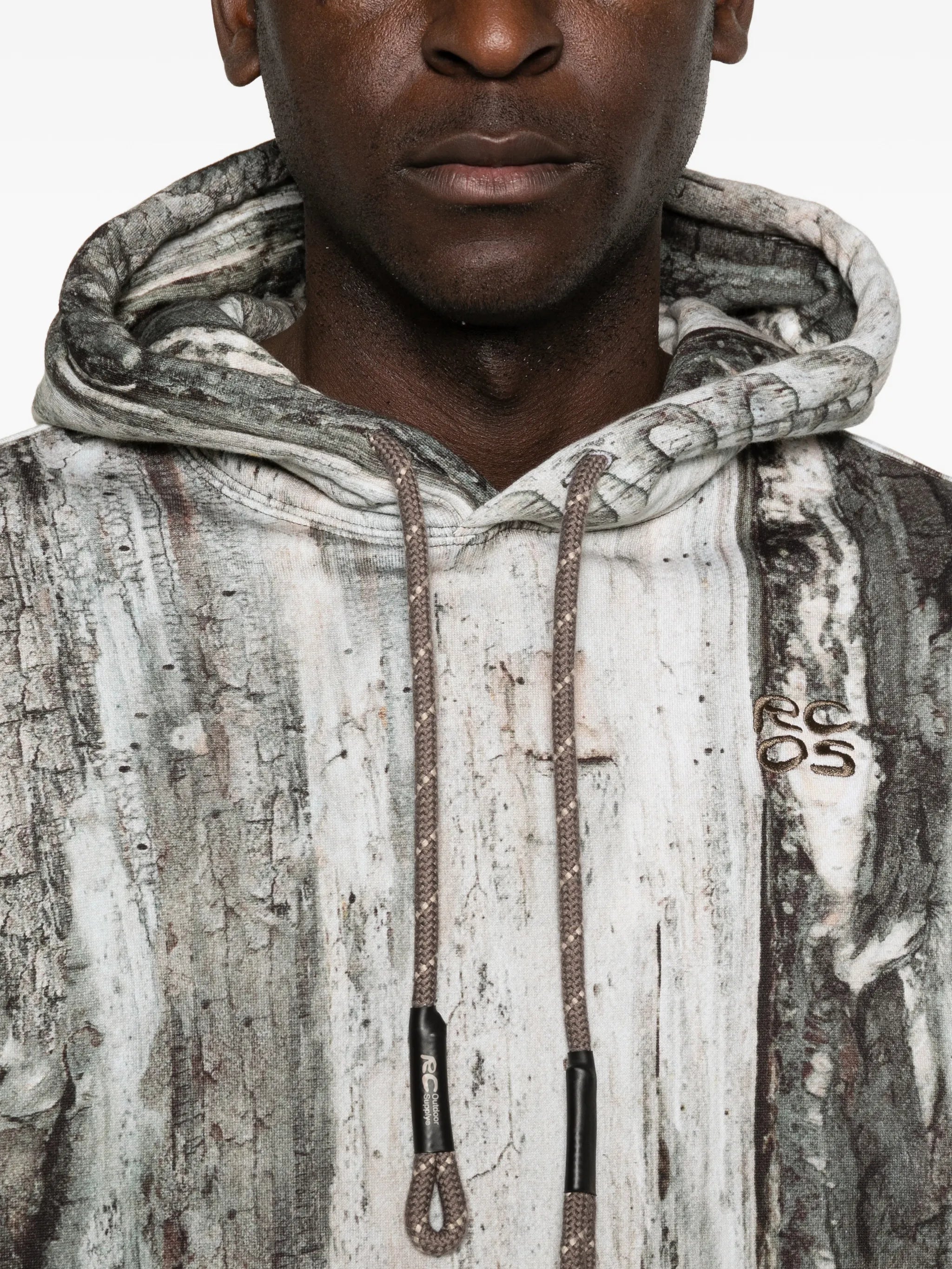 patterned  hoodie