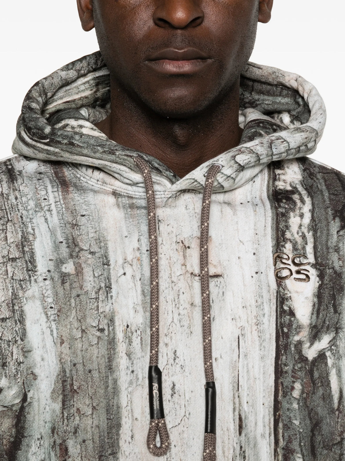 logo patterned  hoodie