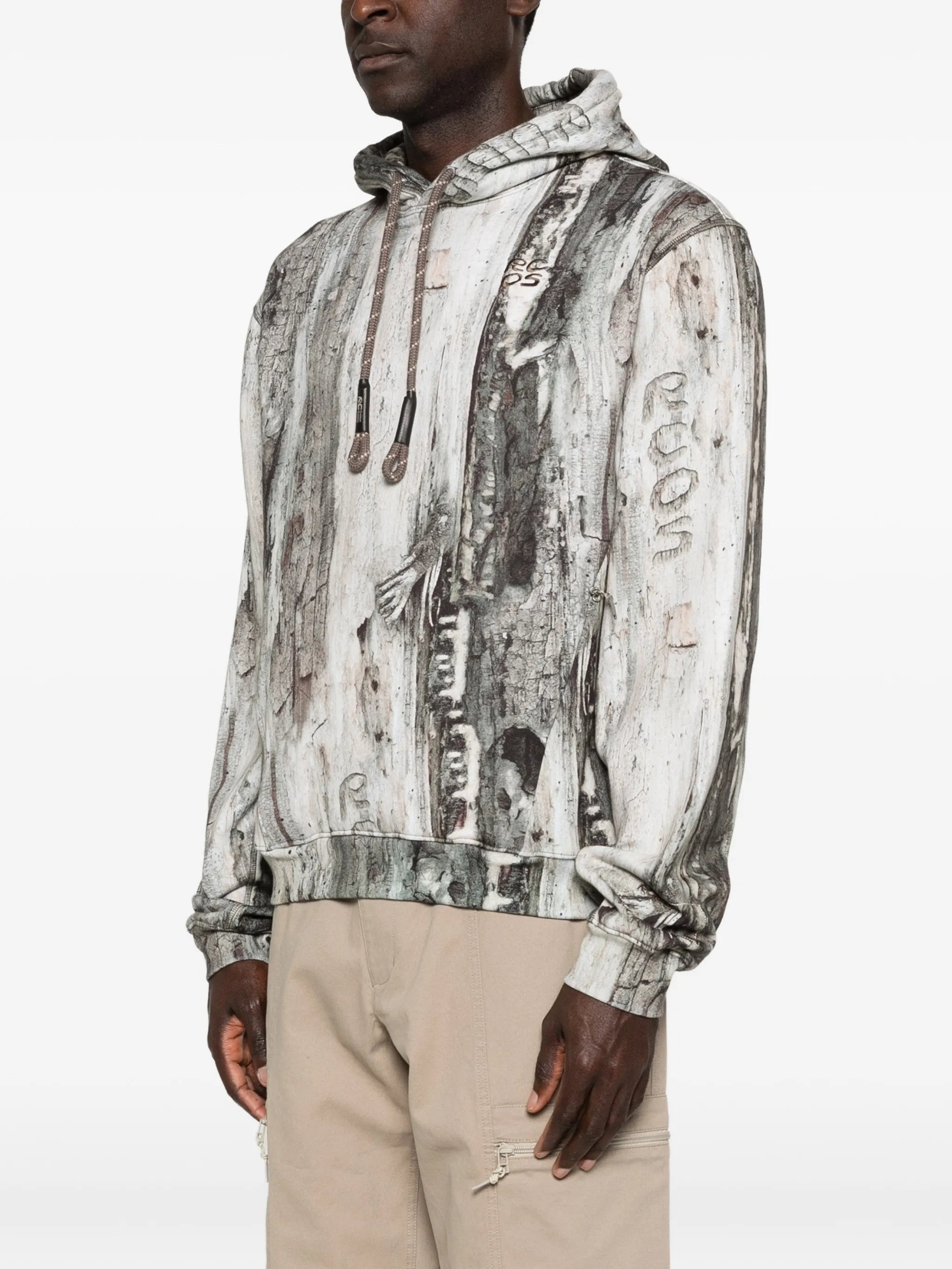 logo patterned  hoodie