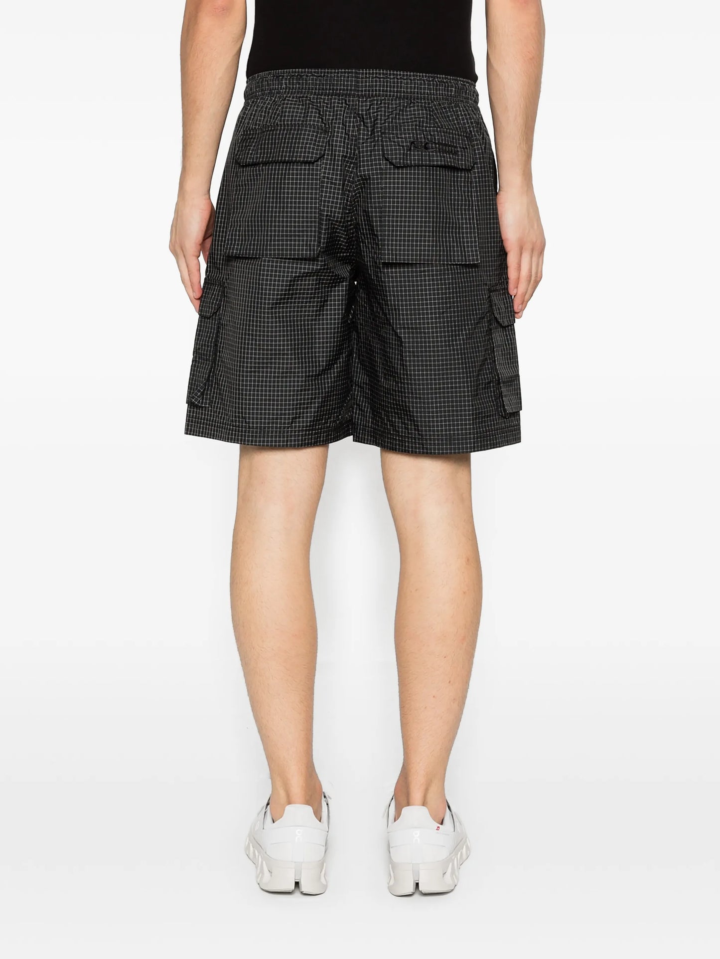 check-pattern shorts