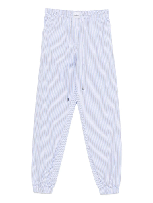 stripe pull trousers