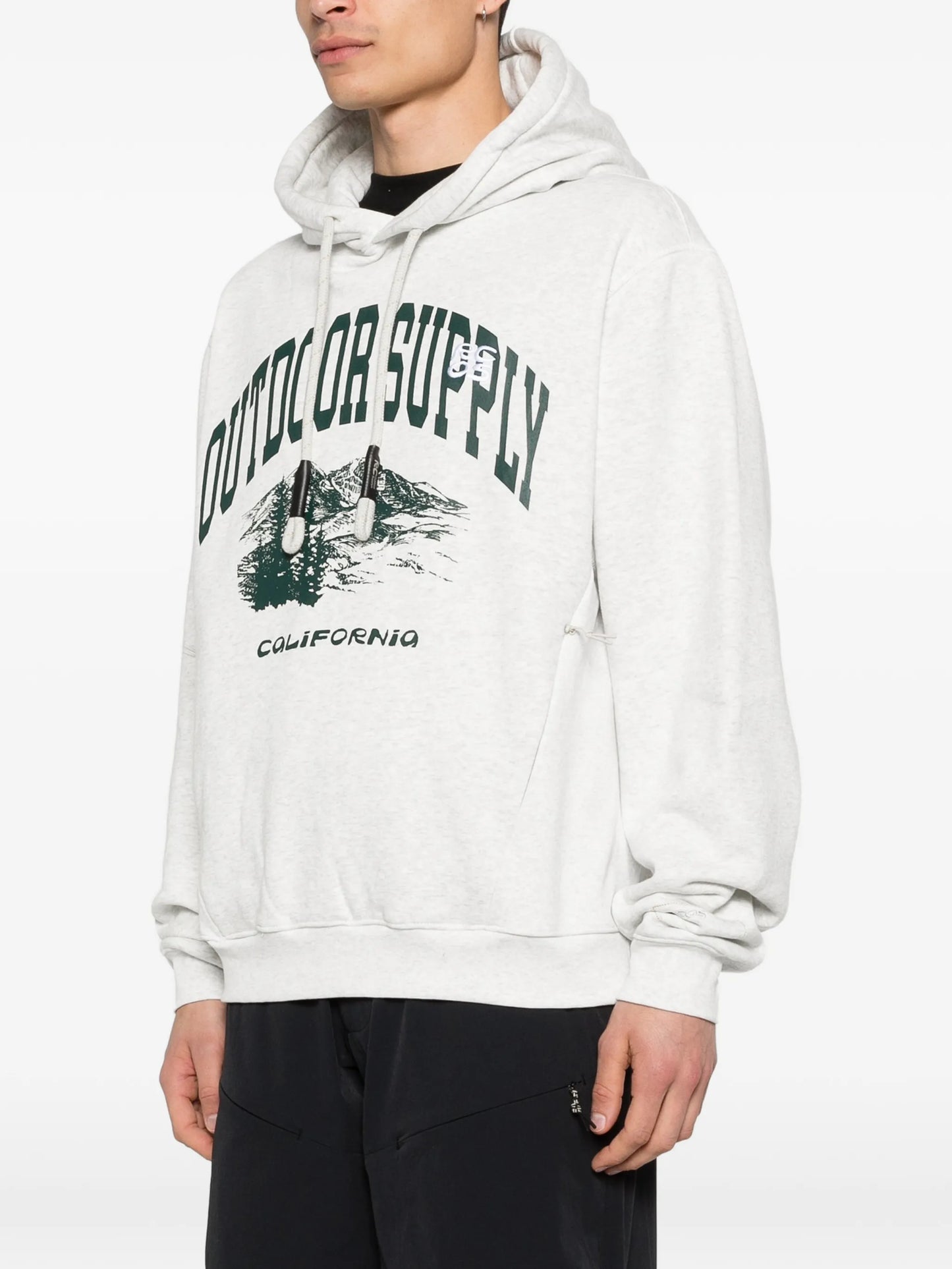 graphic-print hoodie