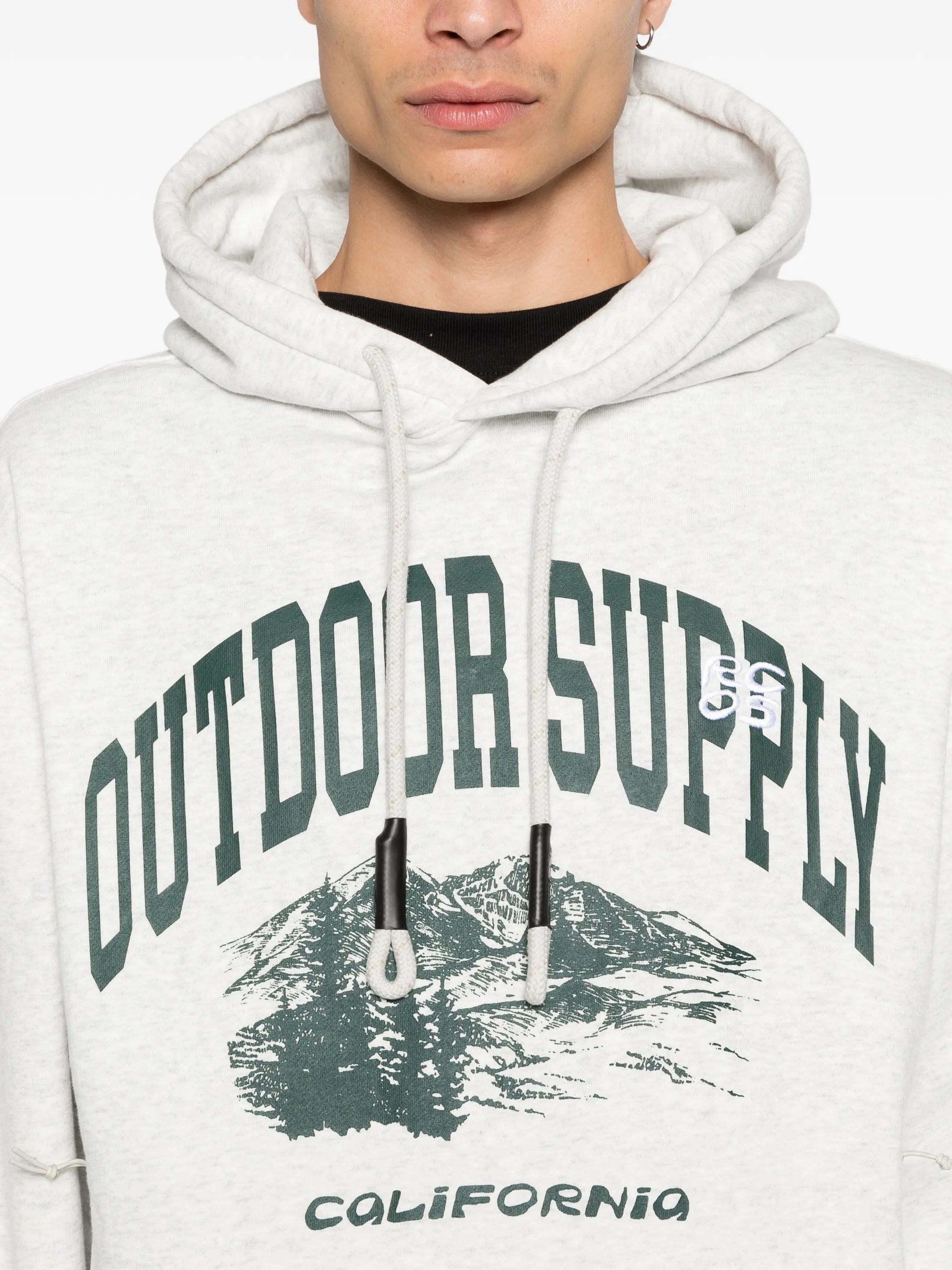 graphic-print hoodie