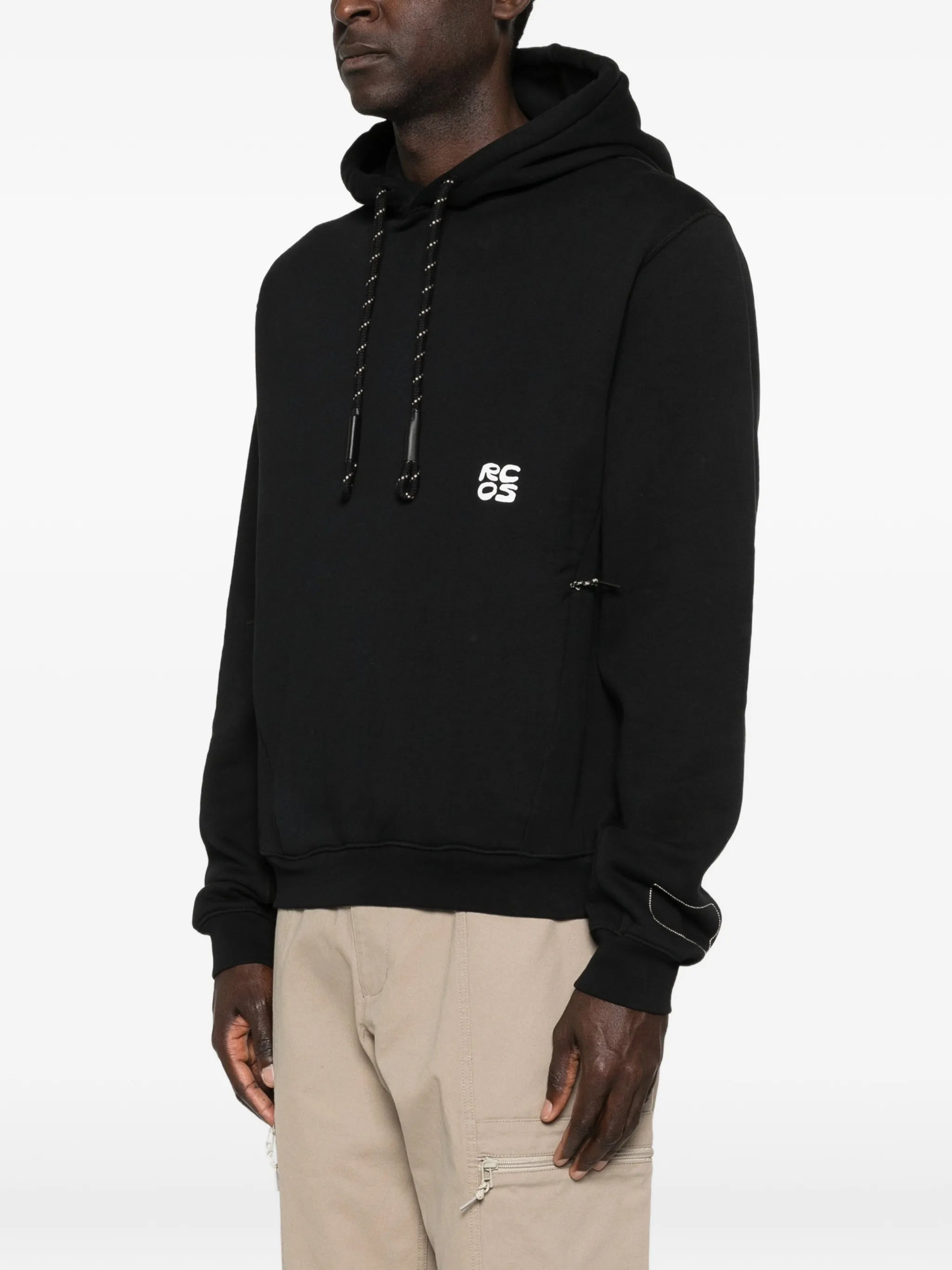 stack logo hoodie