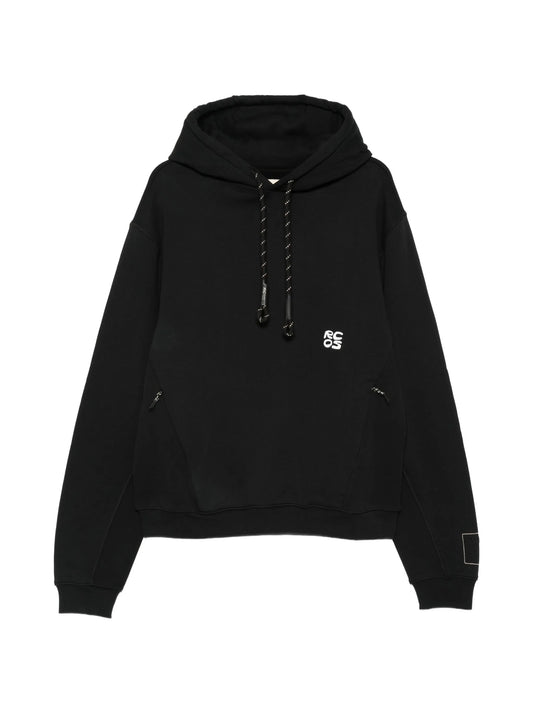stack logo hoodie