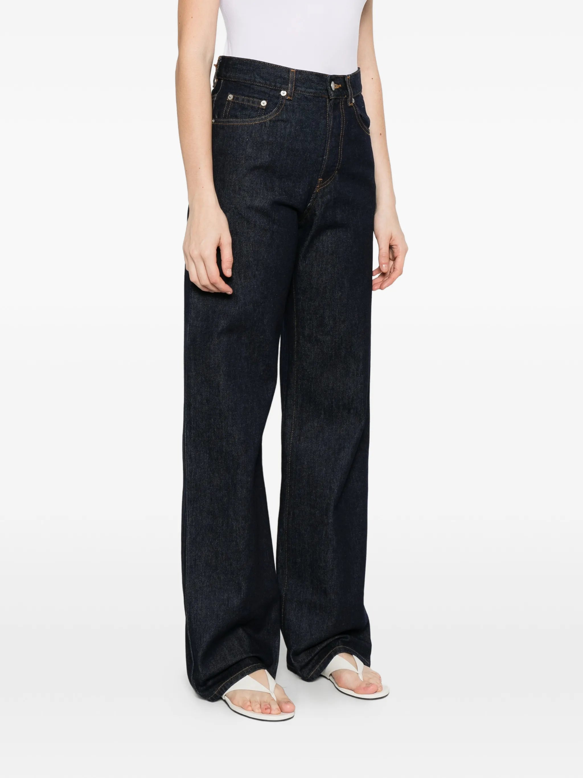 pocket denim trousers