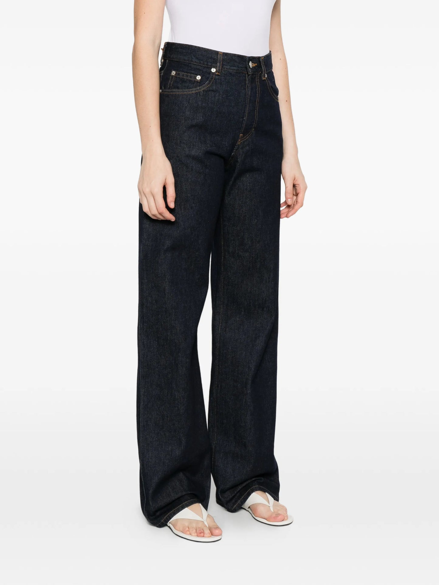 pocket denim trousers
