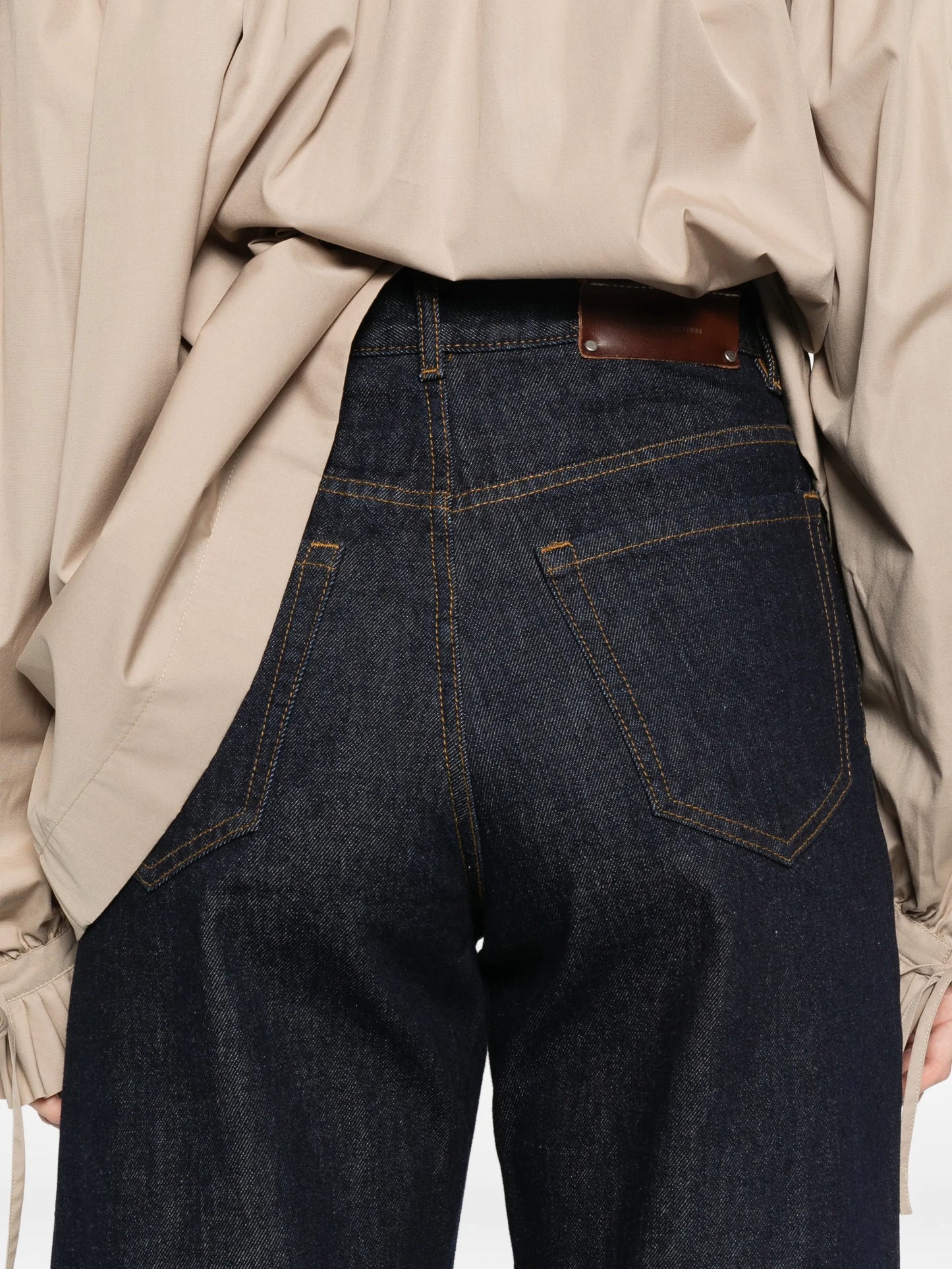 pocket denim trousers