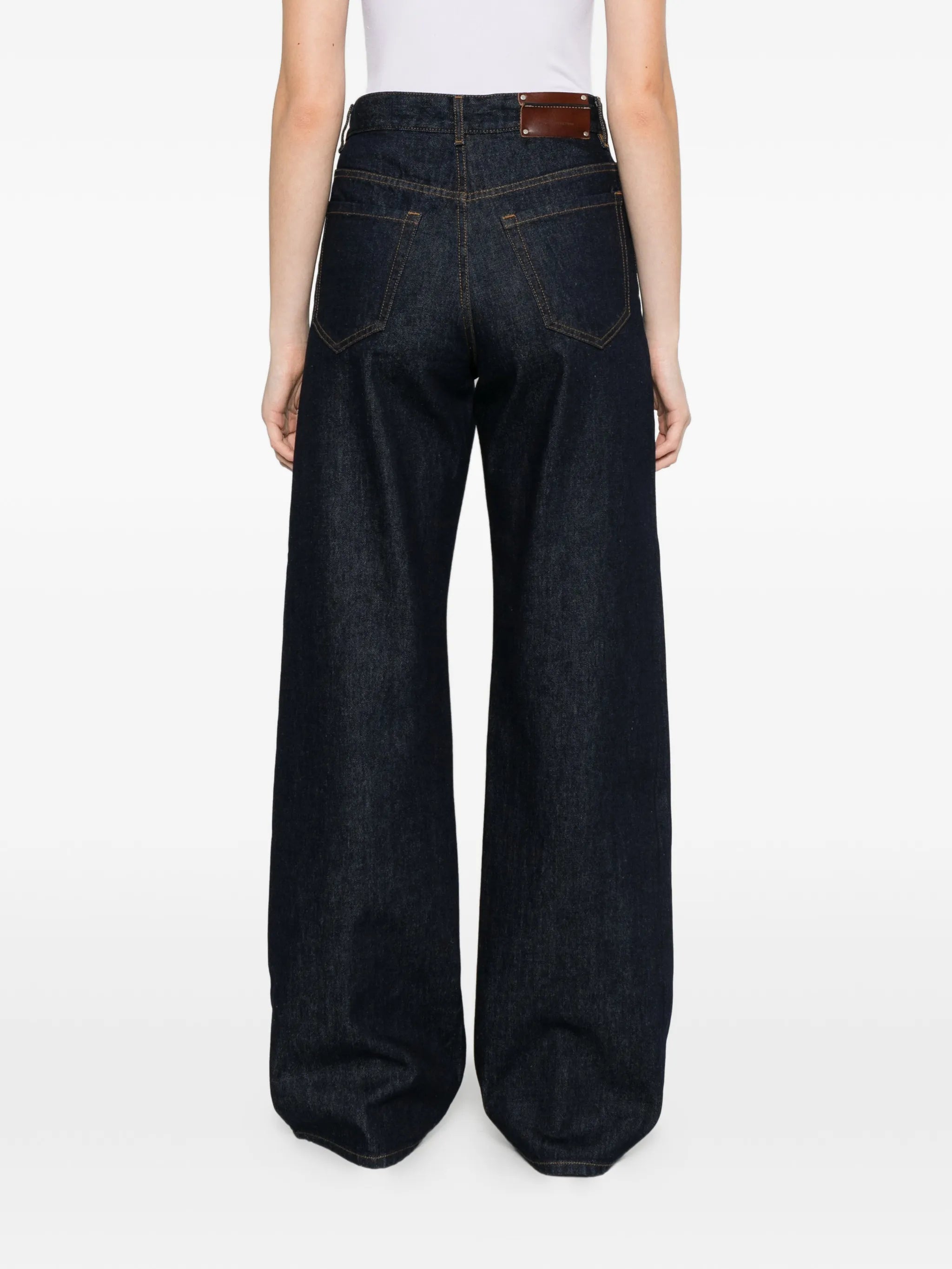 pocket denim trousers