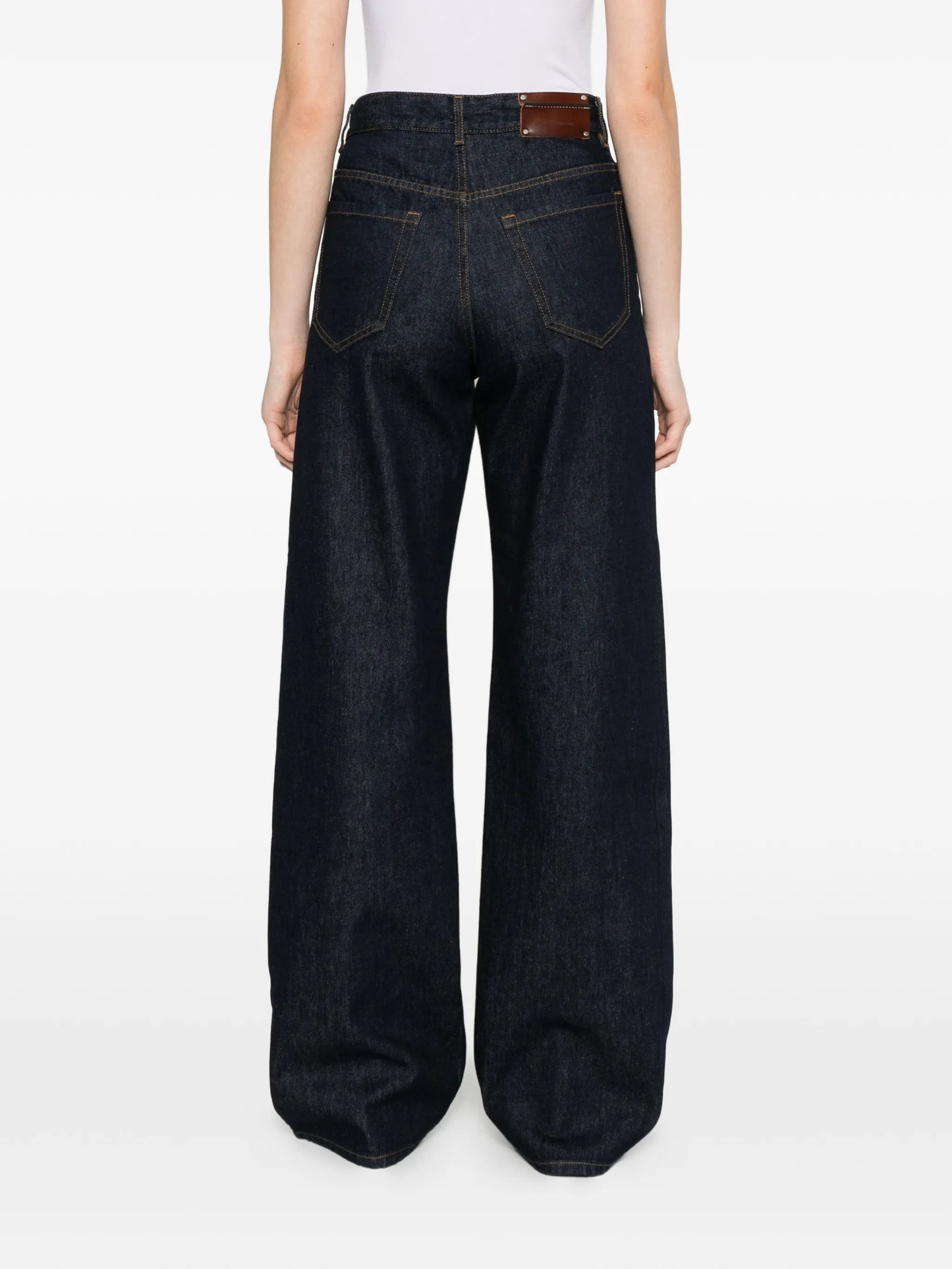 pocket denim trousers