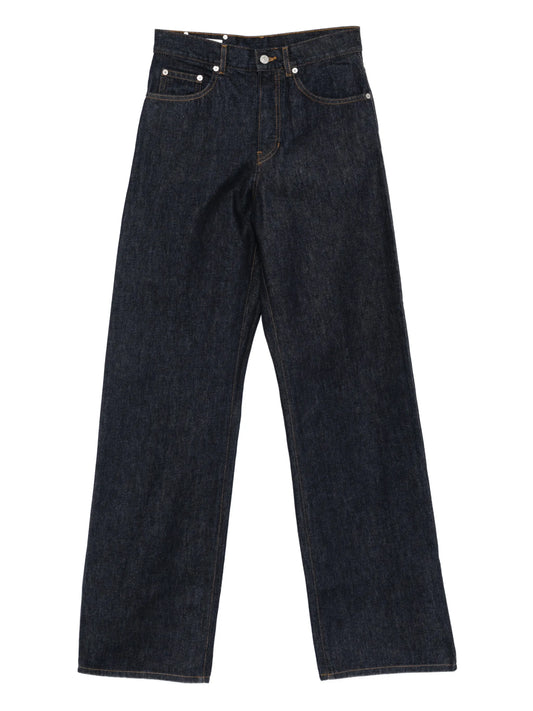 pocket denim trousers