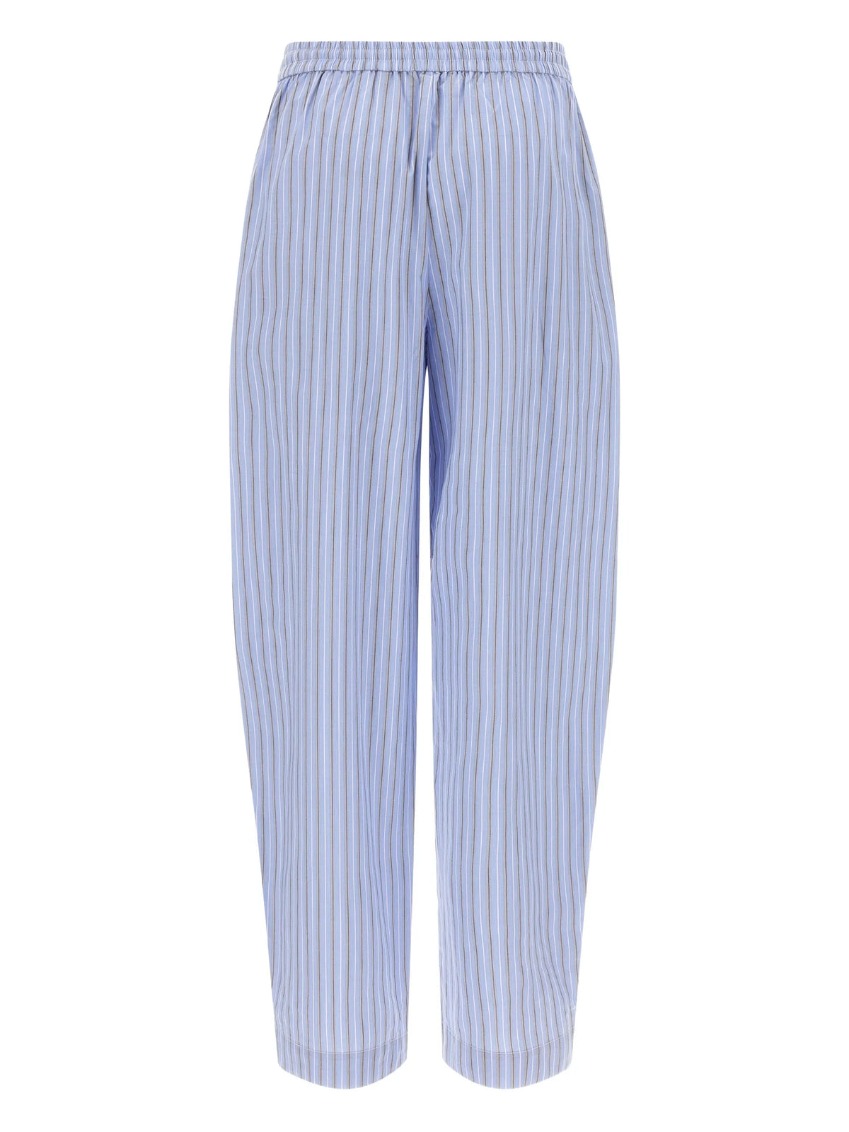 striped cotton trousers