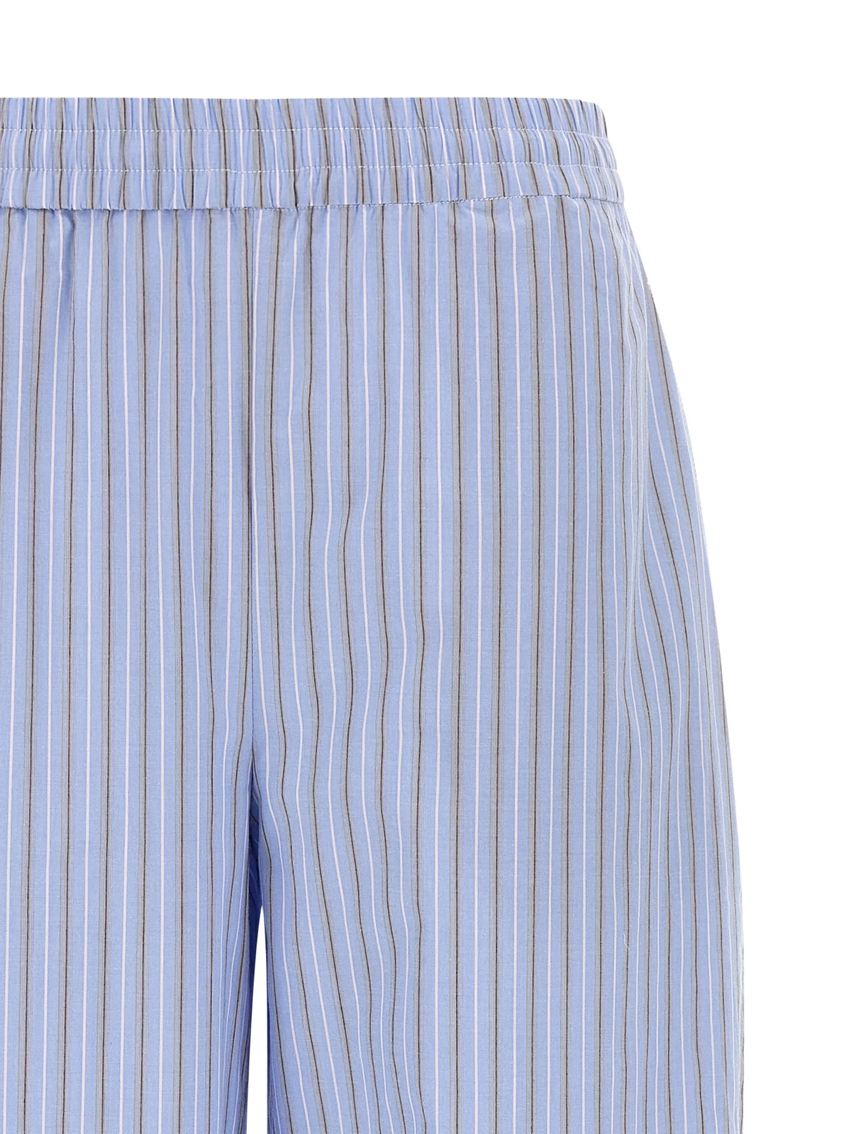 striped cotton trousers