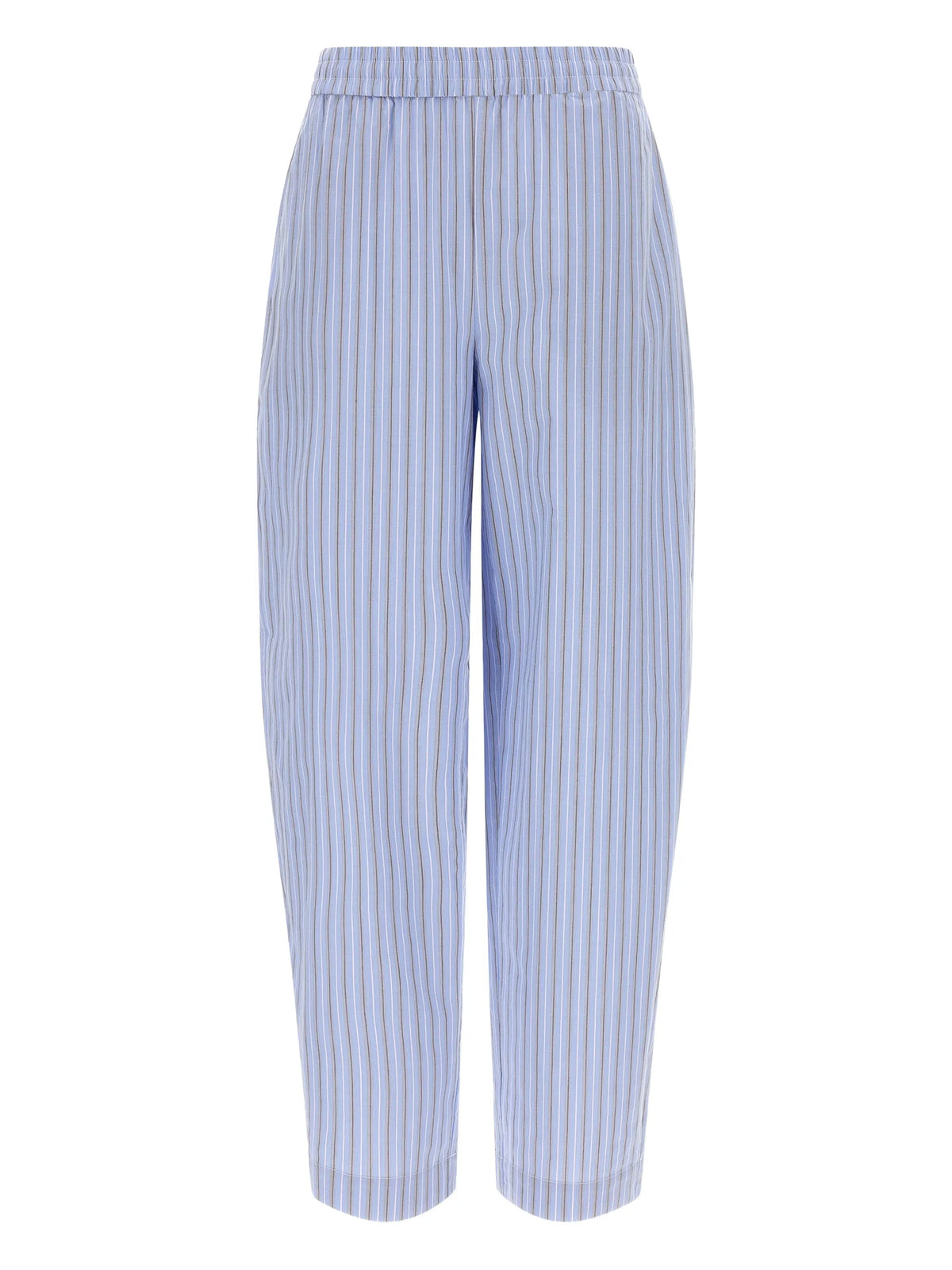 striped cotton trousers