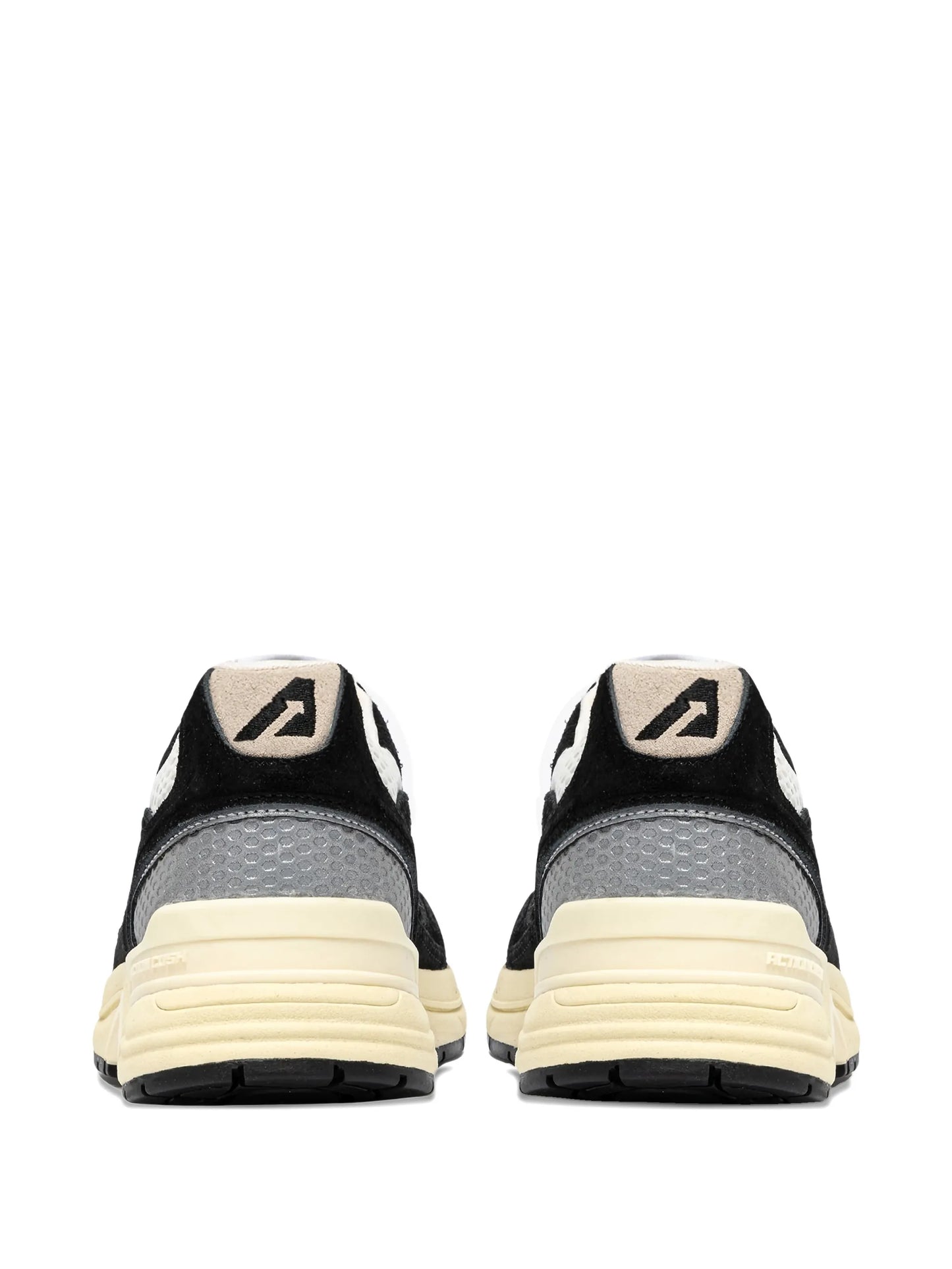 Hyperway suede panelled sneakers 