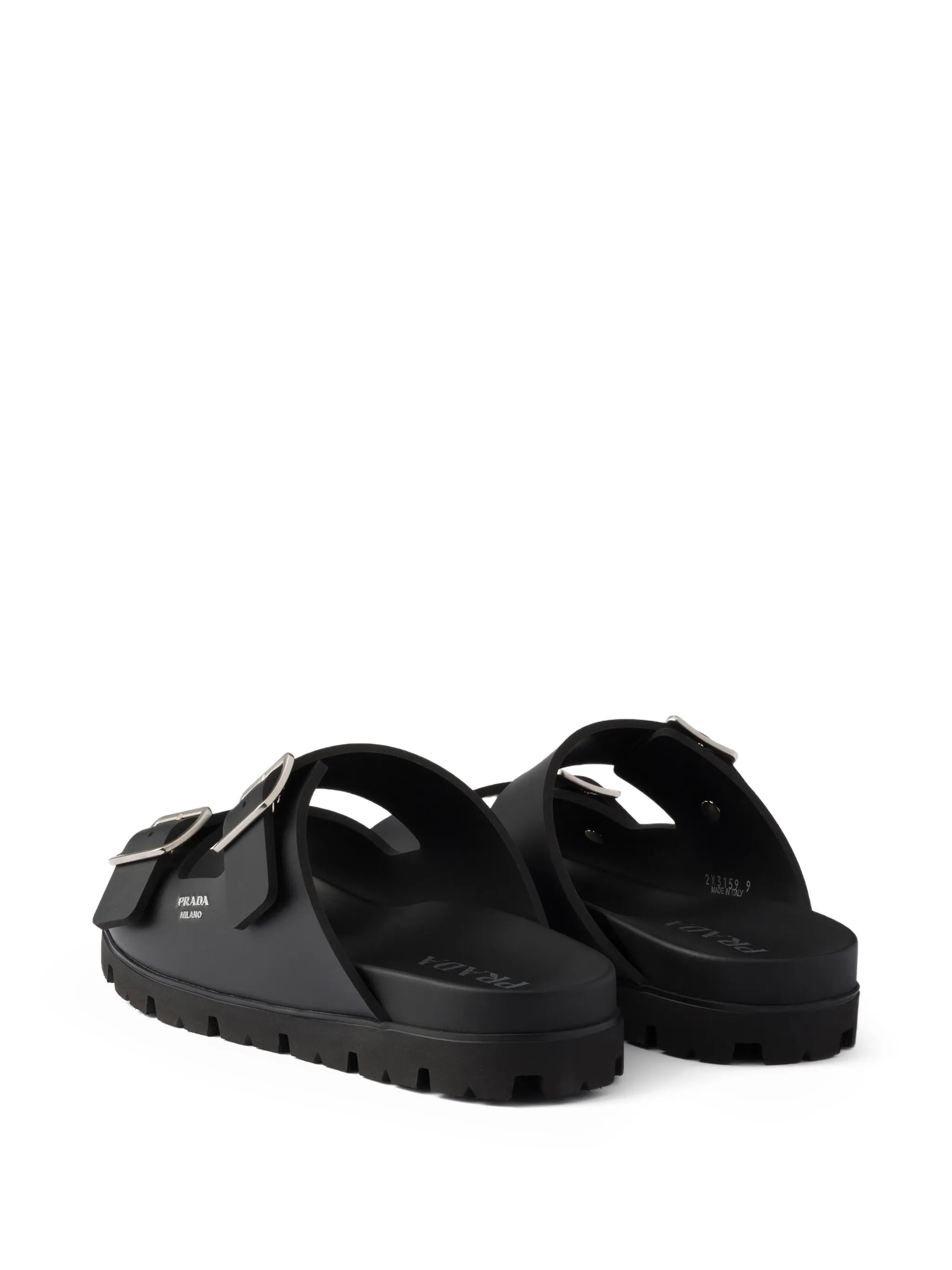 buckle-fastening sandals