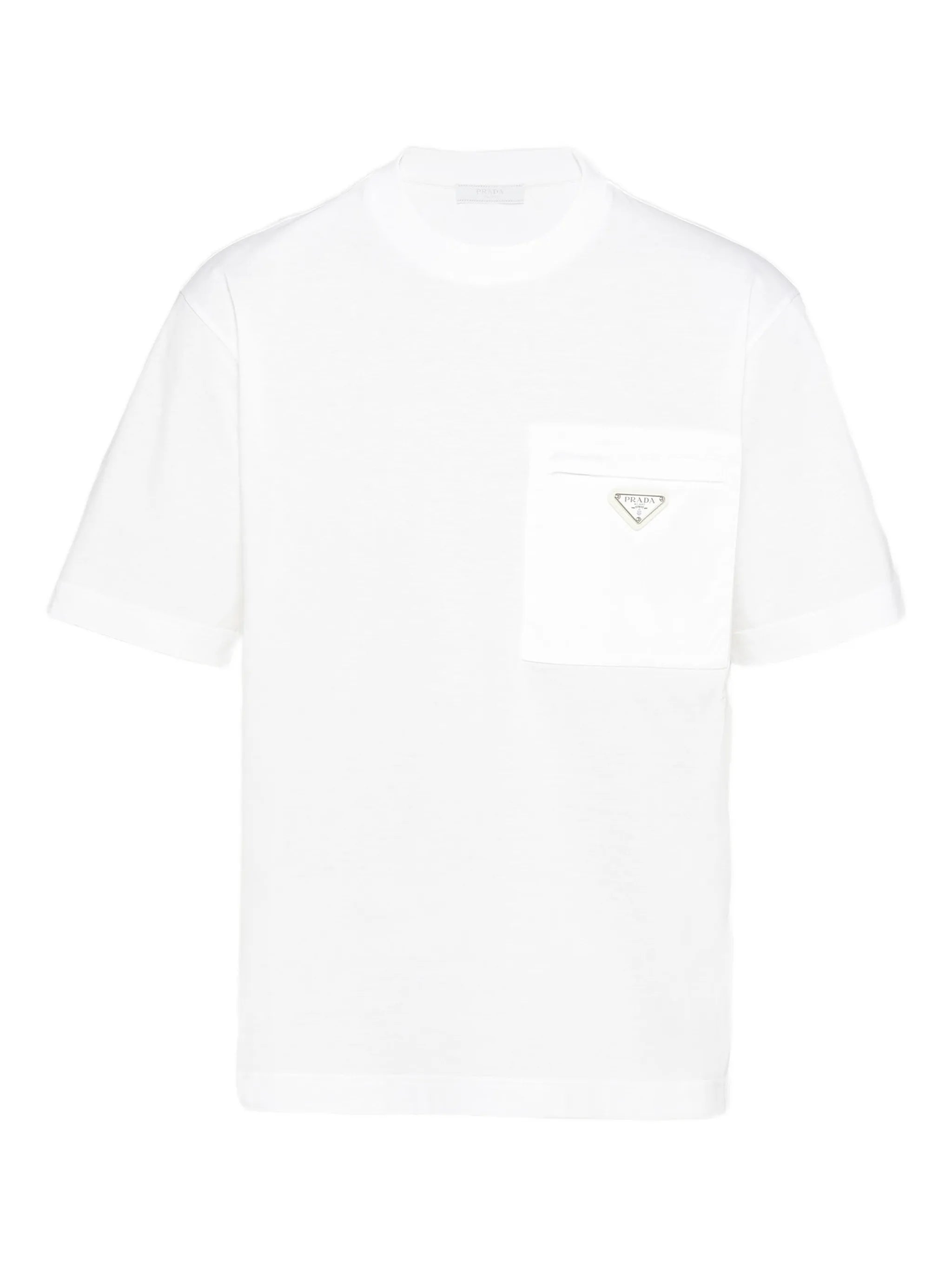 logo-plaque pocket T-shirt