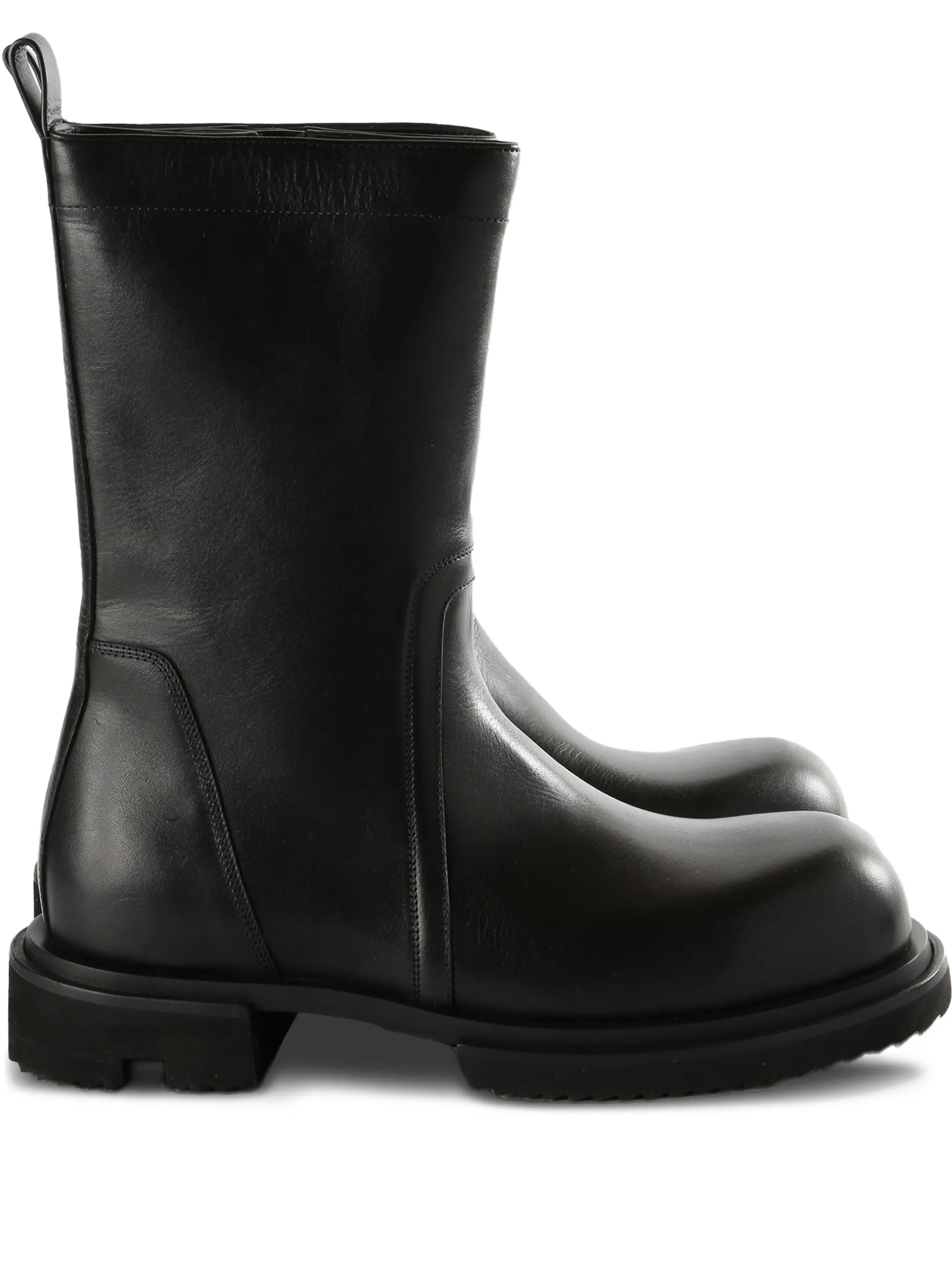 Temple Creeper Gabe boots in washed calf leather