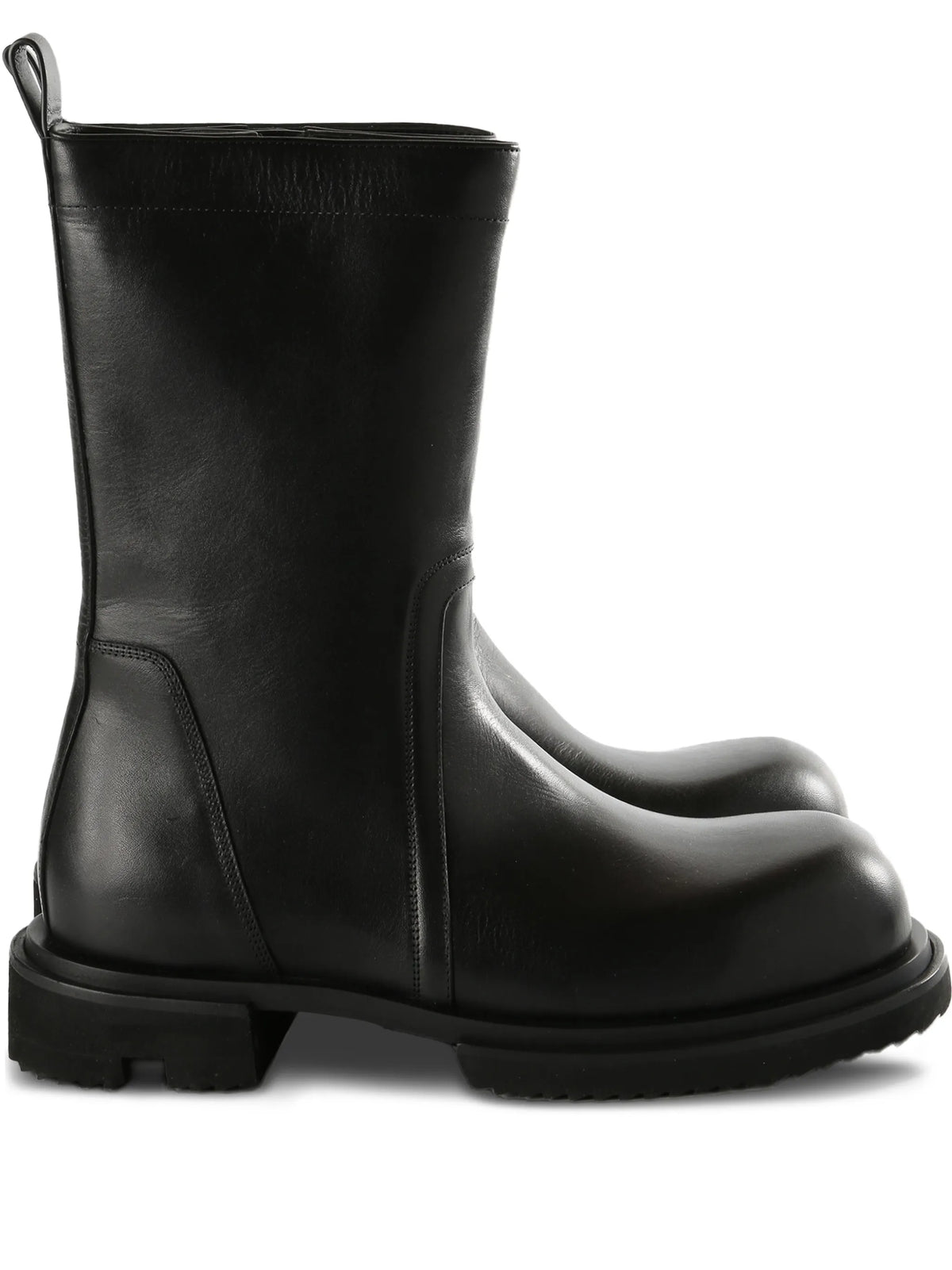 Temple Creeper Gabe boots in washed calf leather