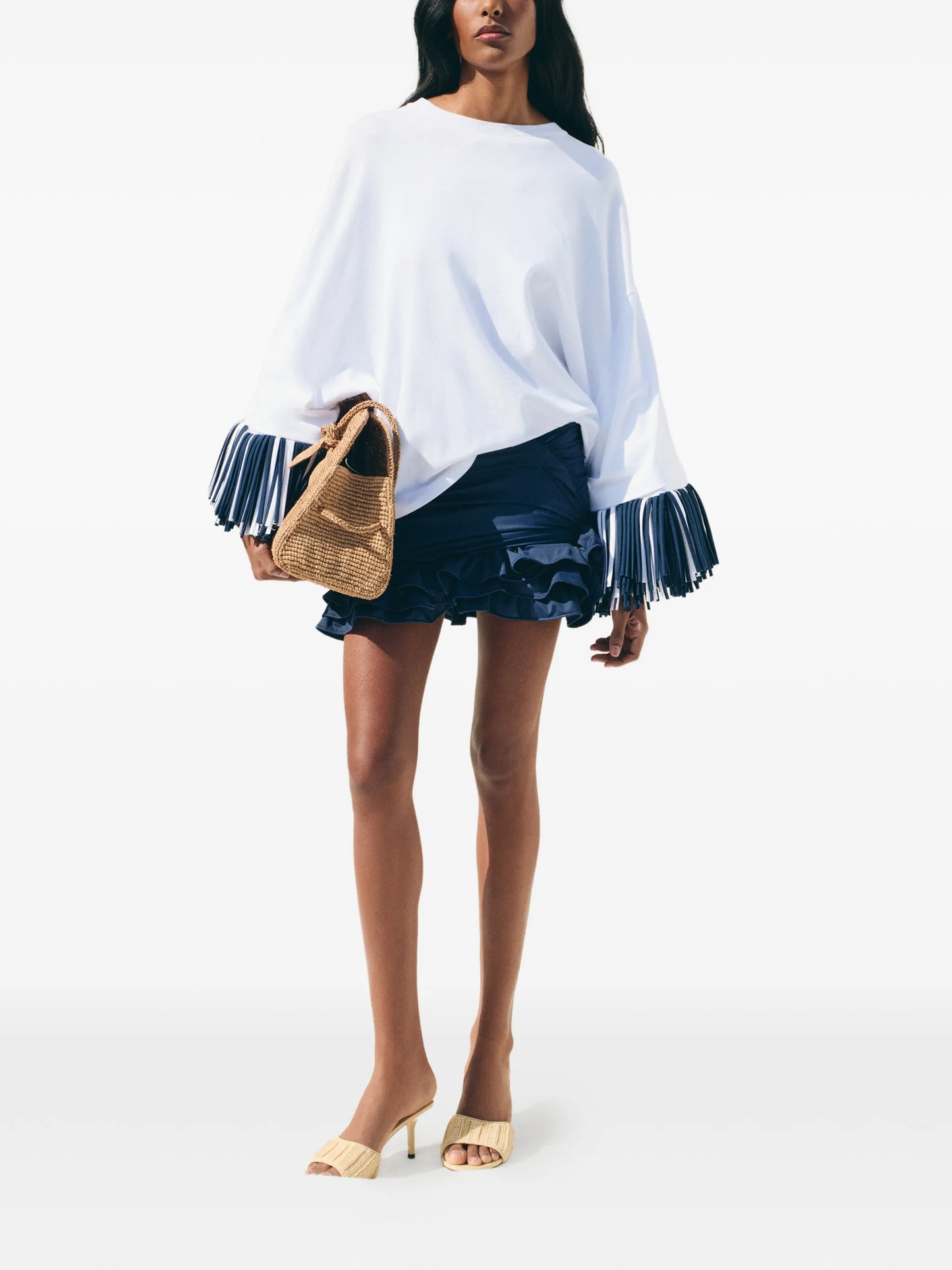 Jupe Playa ruffled mini skirt