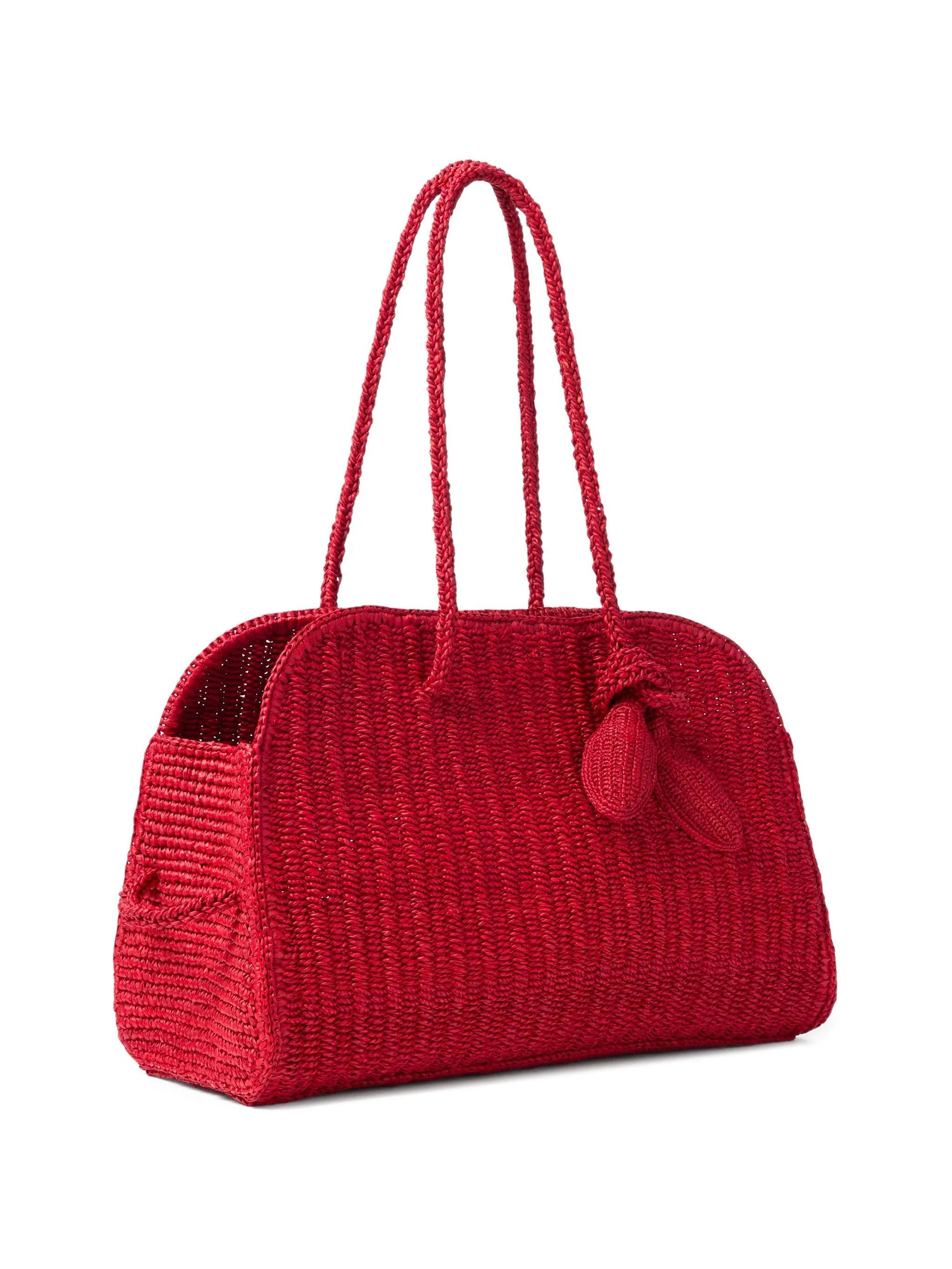 Turismo raffia tote bag