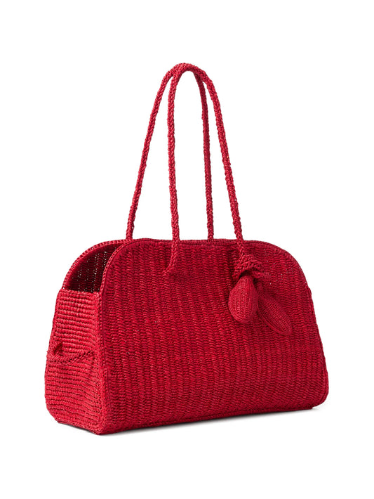 Turismo raffia tote bag