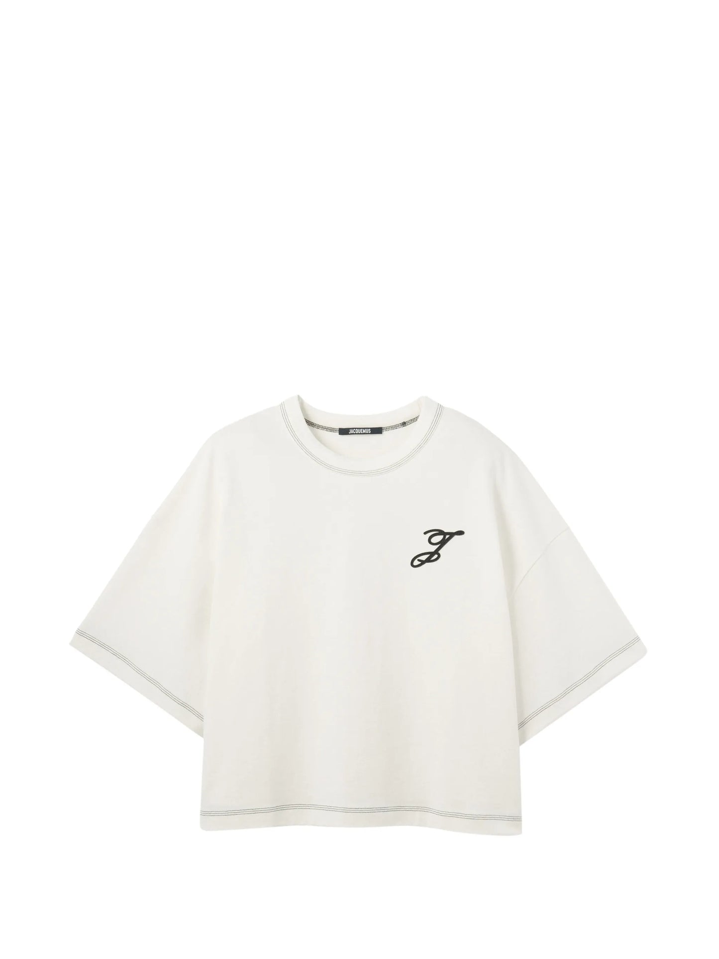 logo embroidered detail T-shirt