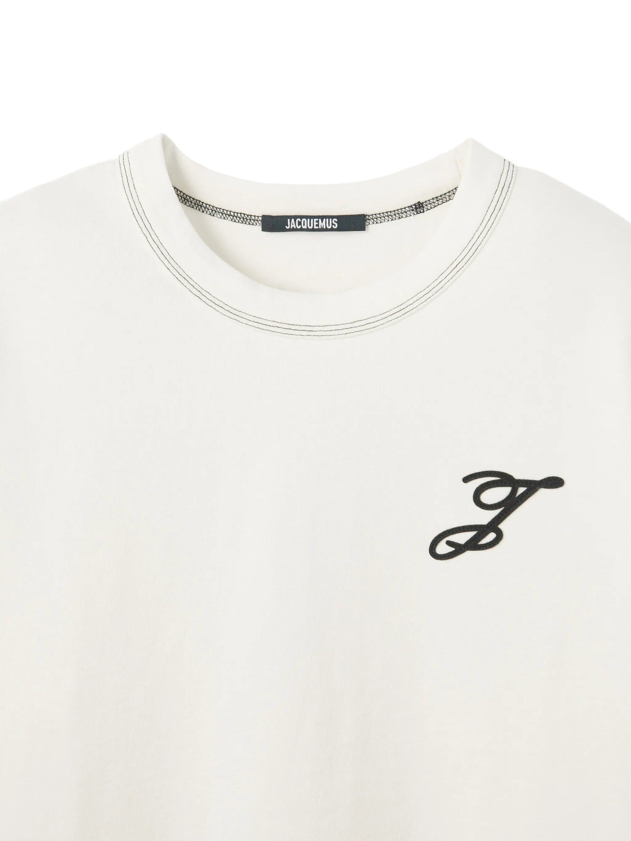 logo embroidered detail T-shirt