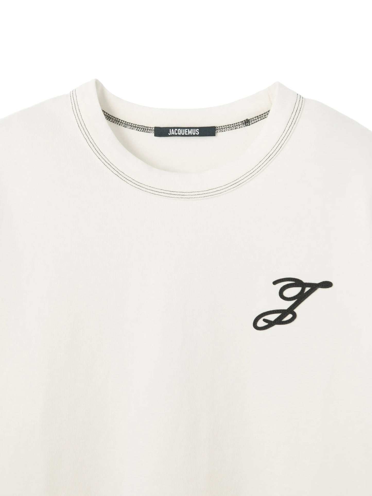 logo embroidered detail T-shirt