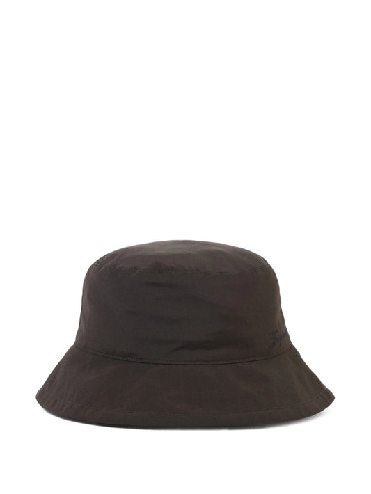 logo-embroidered bucket hat