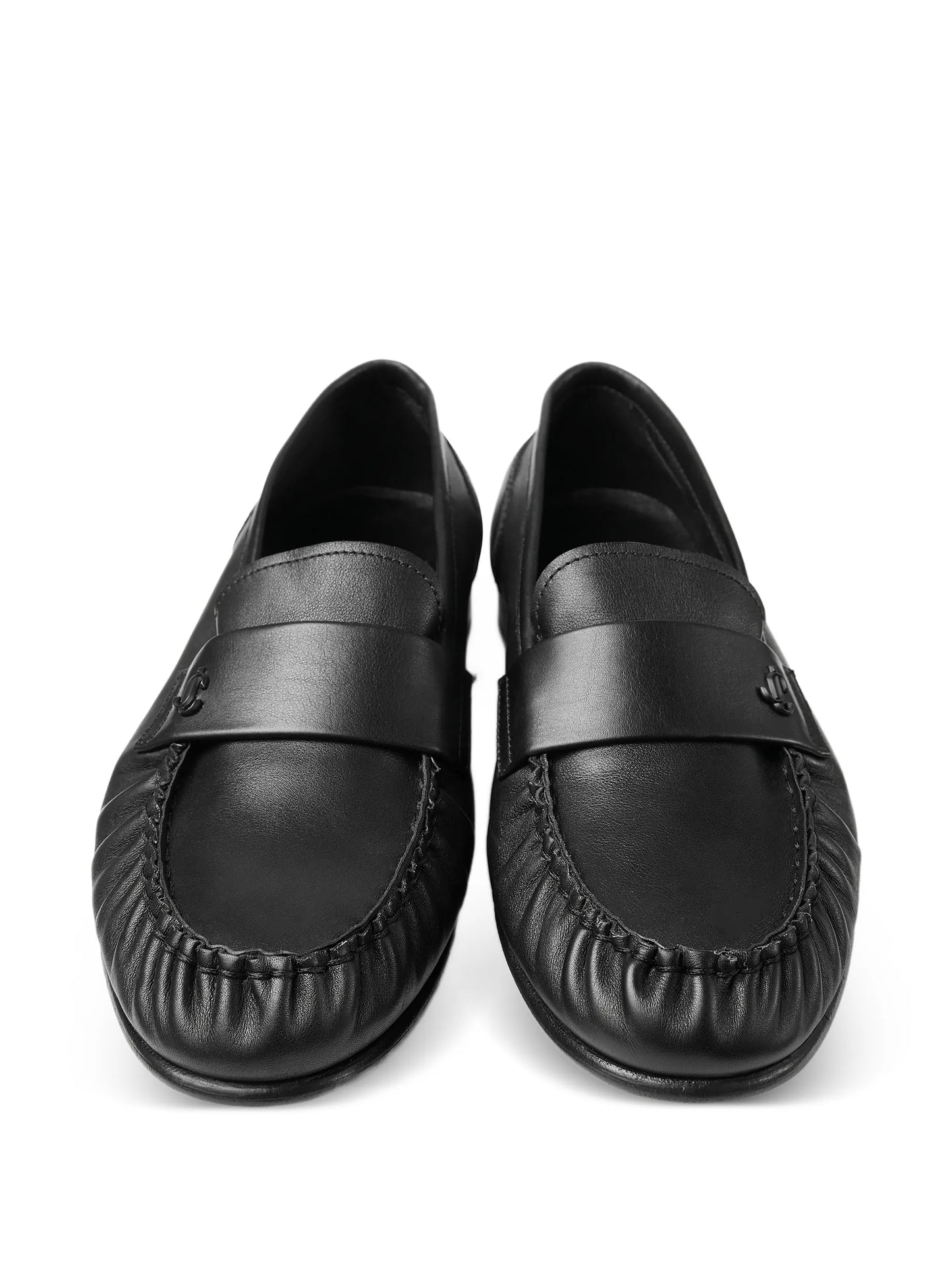 Ellis logo-plaque loafers