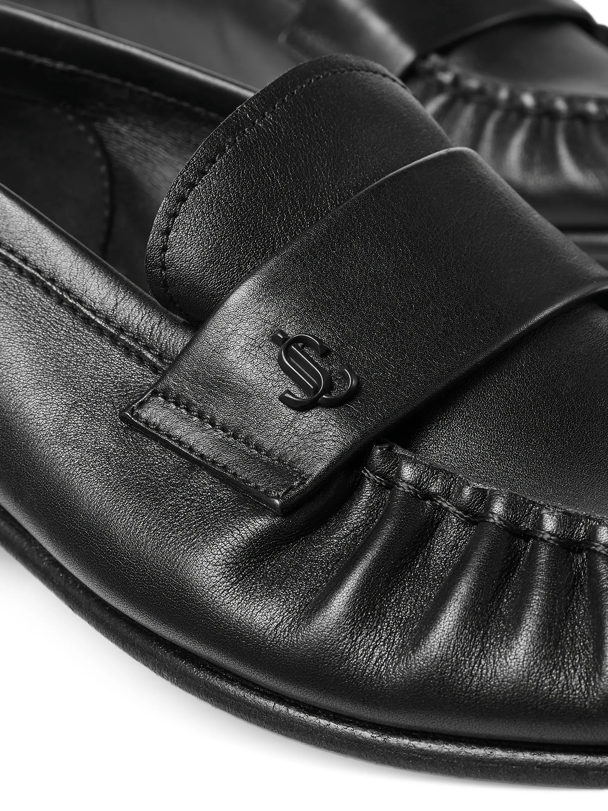 Ellis logo-plaque loafers