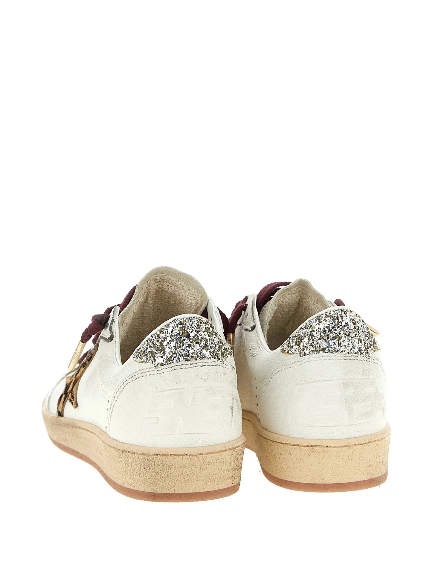 star-patch leather sneakers