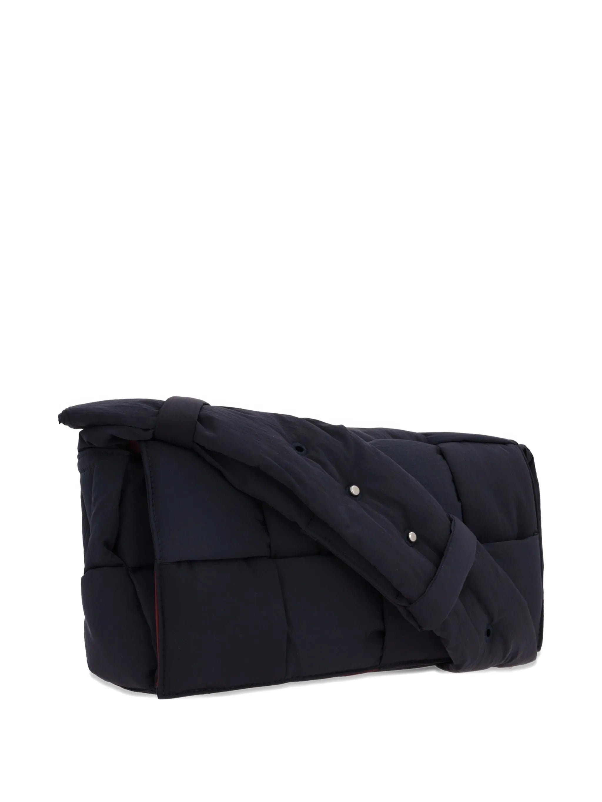 padded intrecciato crossbody bag