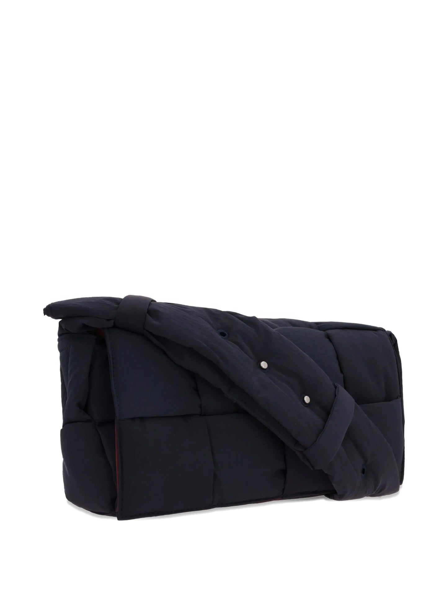 padded intrecciato crossbody bag