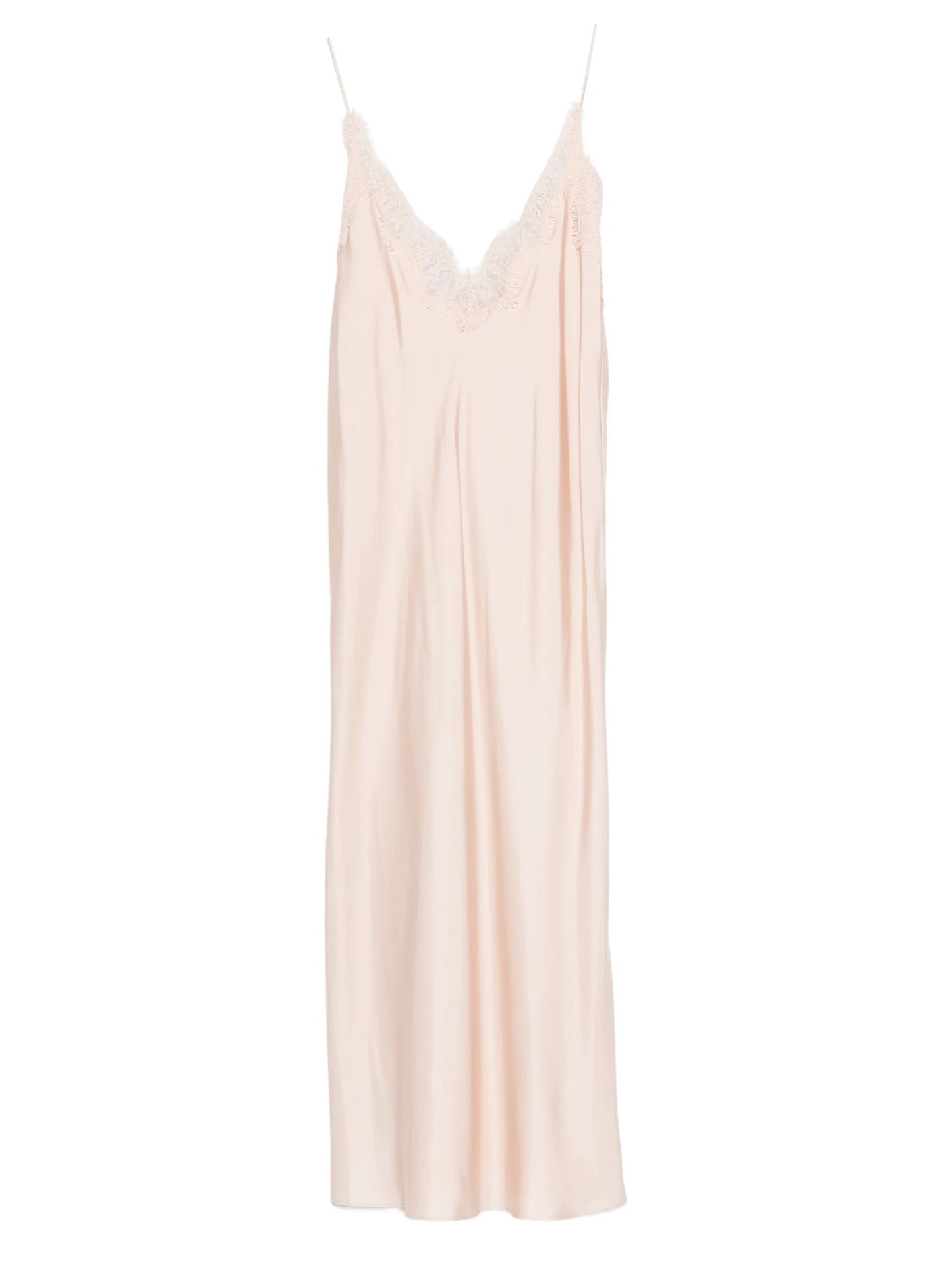 lace-detail midi dress