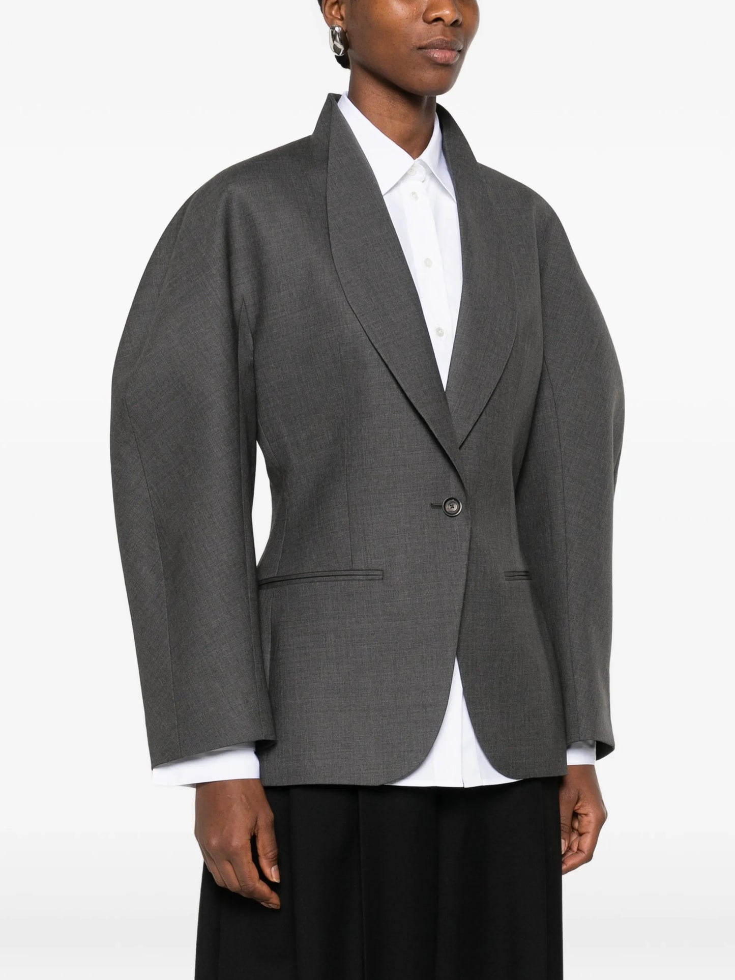 shawl-collar blazer